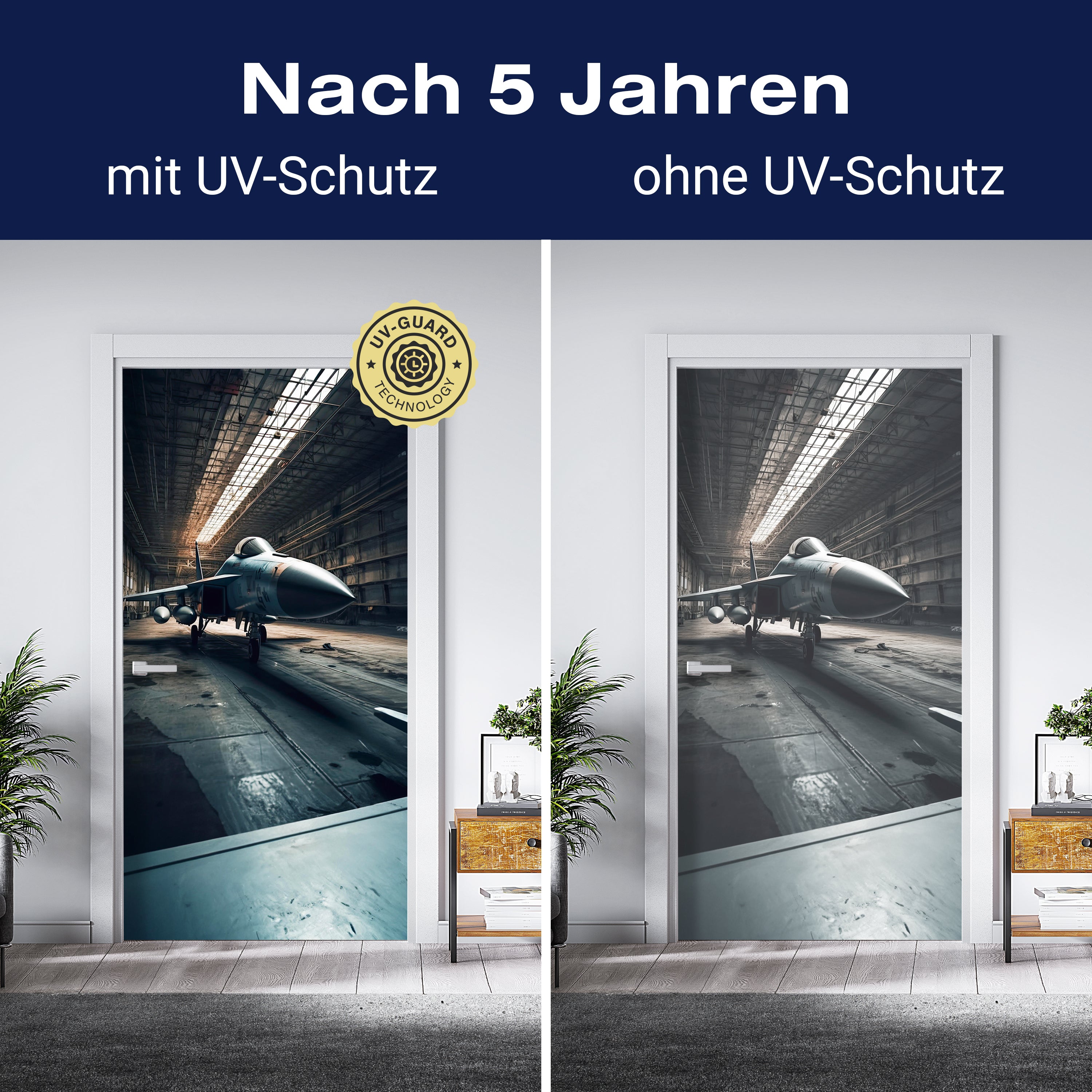 Türtapete Jet, Kampfflugzeug, Hangar M1477 - Bild 4 Türtapete Jet, Kampfflugzeug, Hangar M1477 - Bild 4