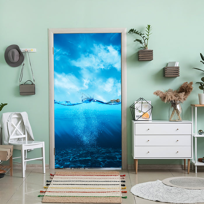 Türtapete Welle, Unterwasser M1481 - Bild 1 Türtapete Welle, Unterwasser M1481 - Bild 1