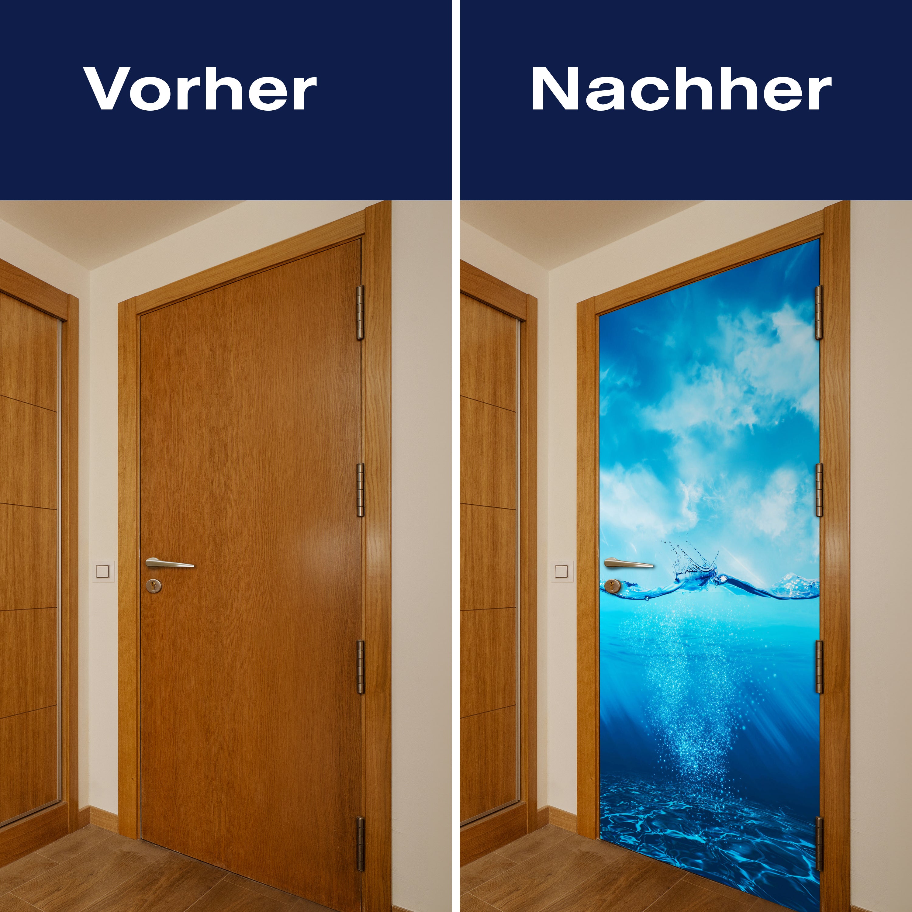 Türtapete Welle, Unterwasser M1481 - Bild 10 Türtapete Welle, Unterwasser M1481 - Bild 10