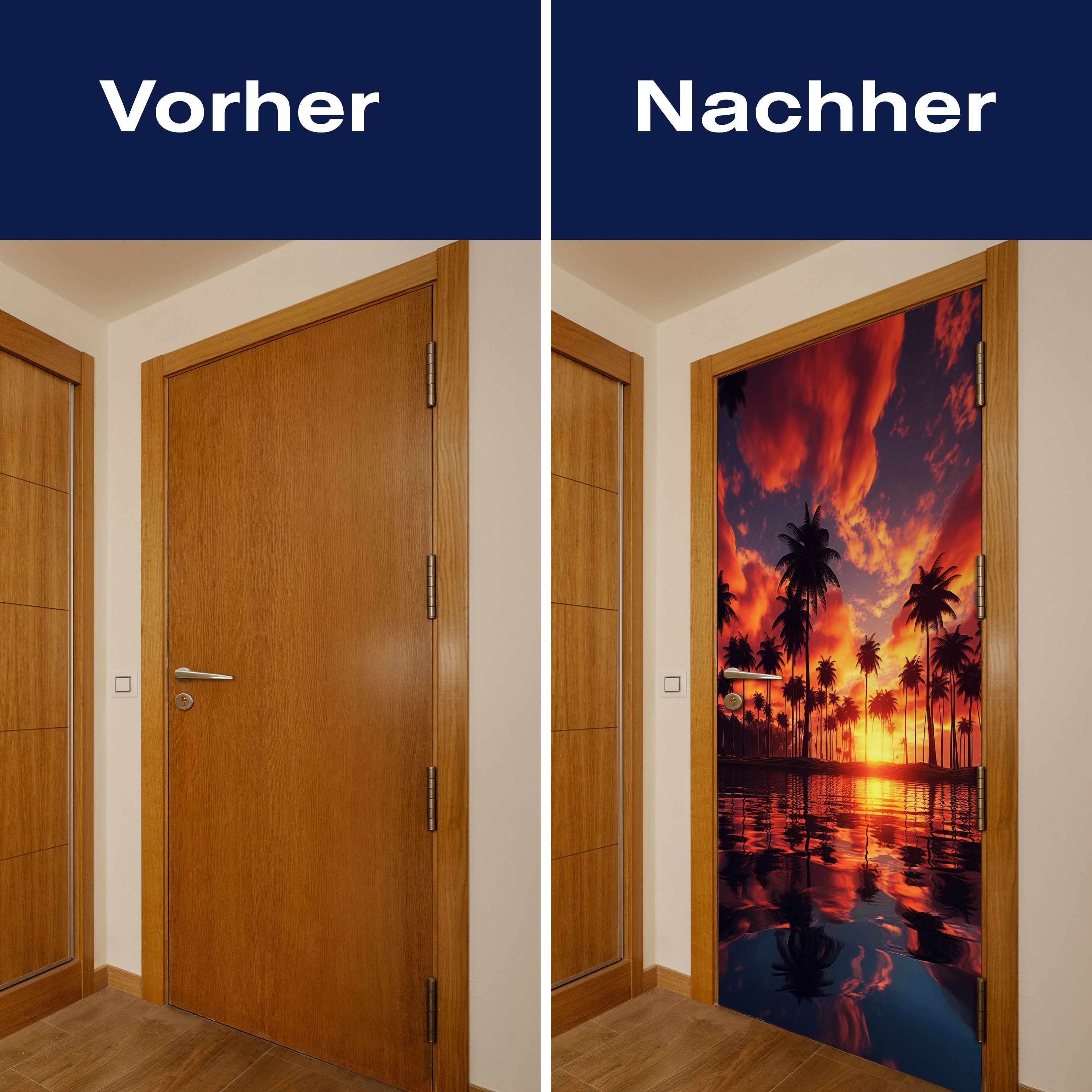 Türtapete Palmen, Strand, Sonnenuntergang M1488 - Bild 10 Türtapete Palmen, Strand, Sonnenuntergang M1488 - Bild 10