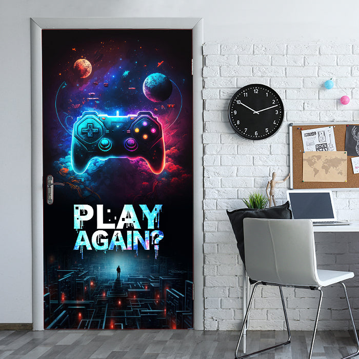 Türtapete Controller, Gaming, Spruch M1500 - Bild 1 Türtapete Controller, Gaming, Spruch M1500 - Bild 1