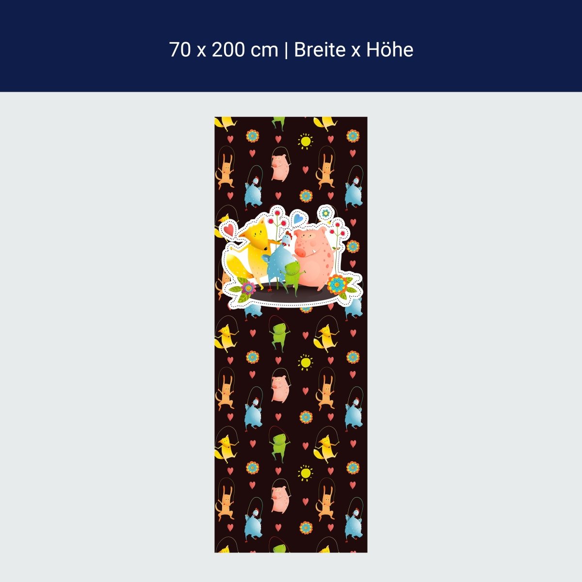 Türtapete lustige Tiere, Bauernhof M1529 Türtapete lustige Tiere, Bauernhof M1529