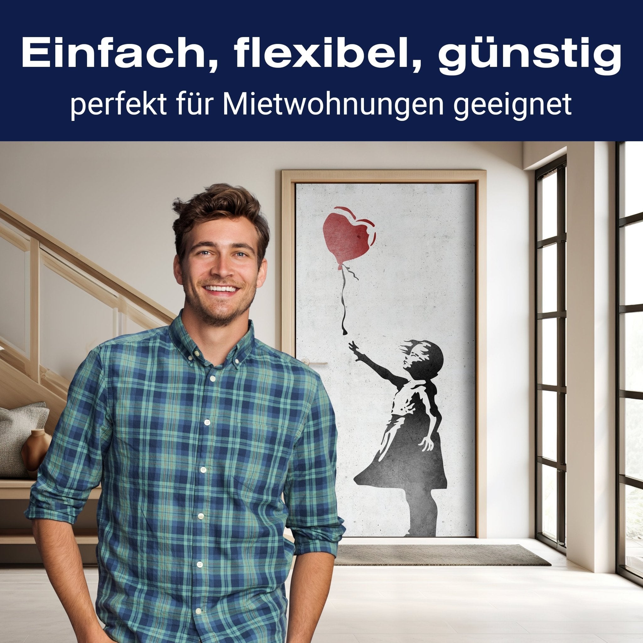 Türtapete Banksy Street Art M1537 - Bild 3 Türtapete Banksy Street Art M1537 - Bild 3