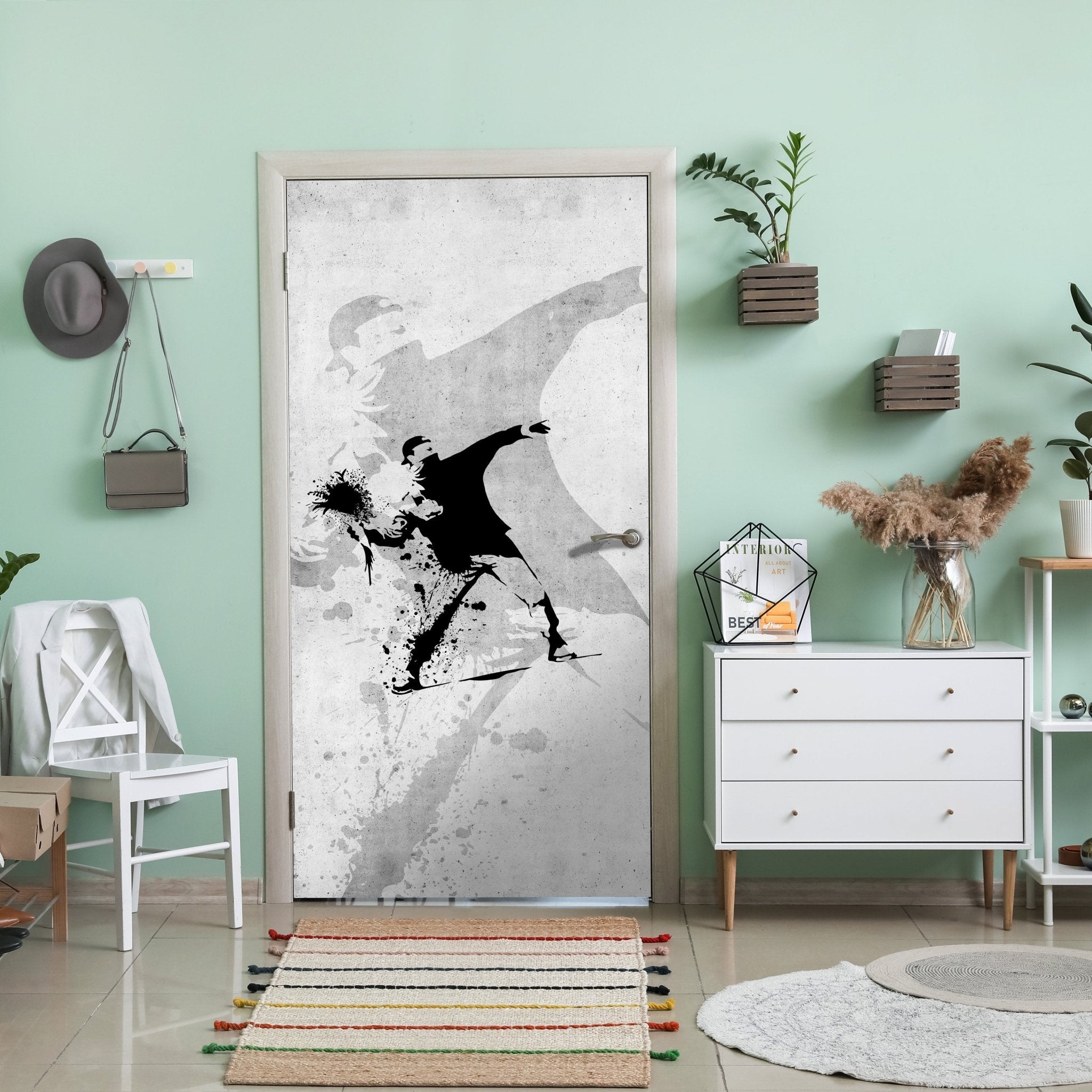 Türtapete Banksy Street Art M1538 - Bild 1 Türtapete Banksy Street Art M1538 - Bild 1