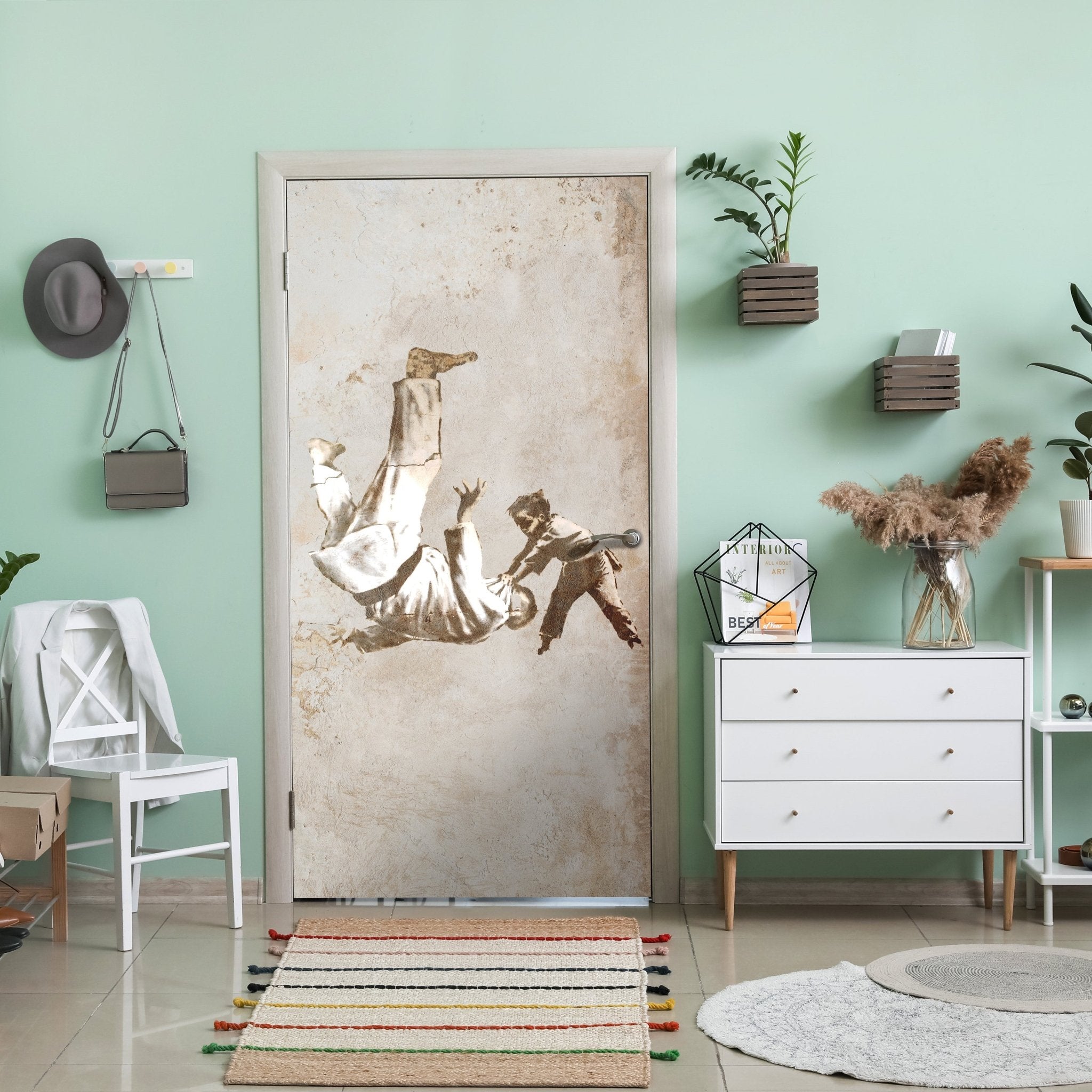 Türtapete Banksy Street Art M1539 - Bild 1 Türtapete Banksy Street Art M1539 - Bild 1