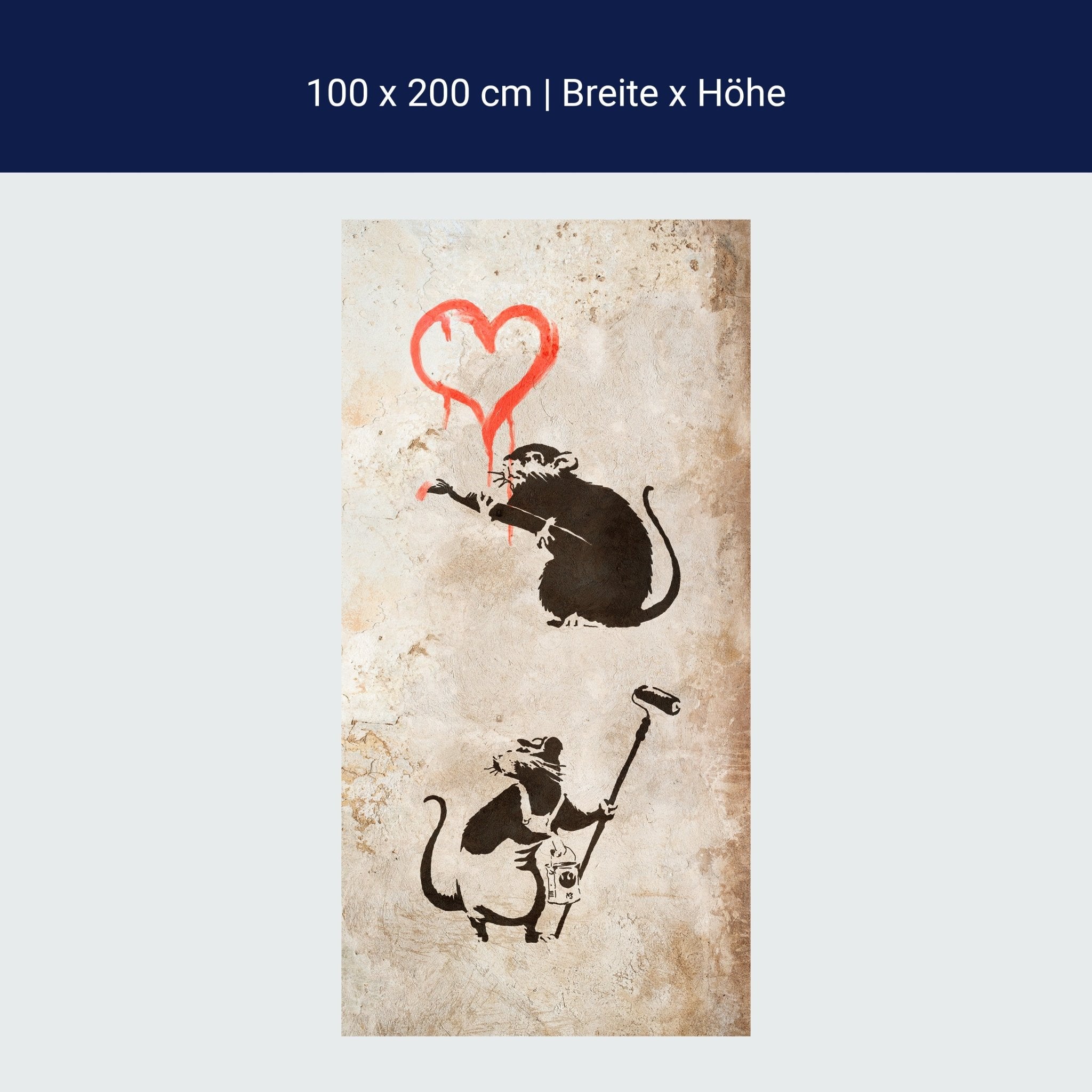 Türtapete Banksy Street Art M1540 Türtapete Banksy Street Art M1540