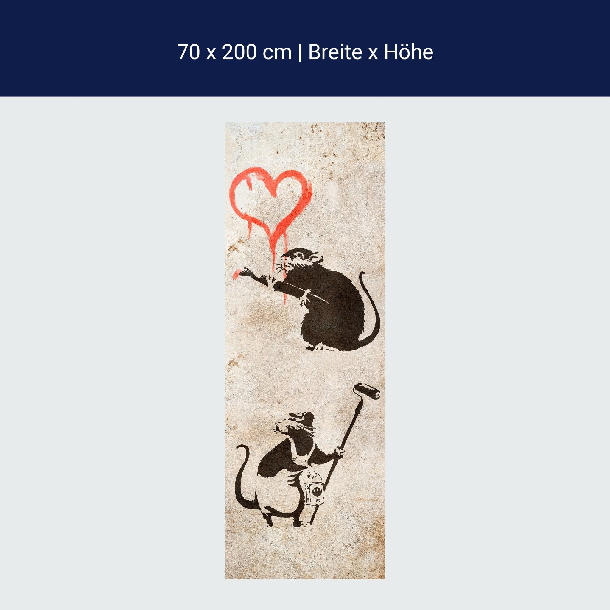 Türtapete Banksy Street Art M1540 Türtapete Banksy Street Art M1540