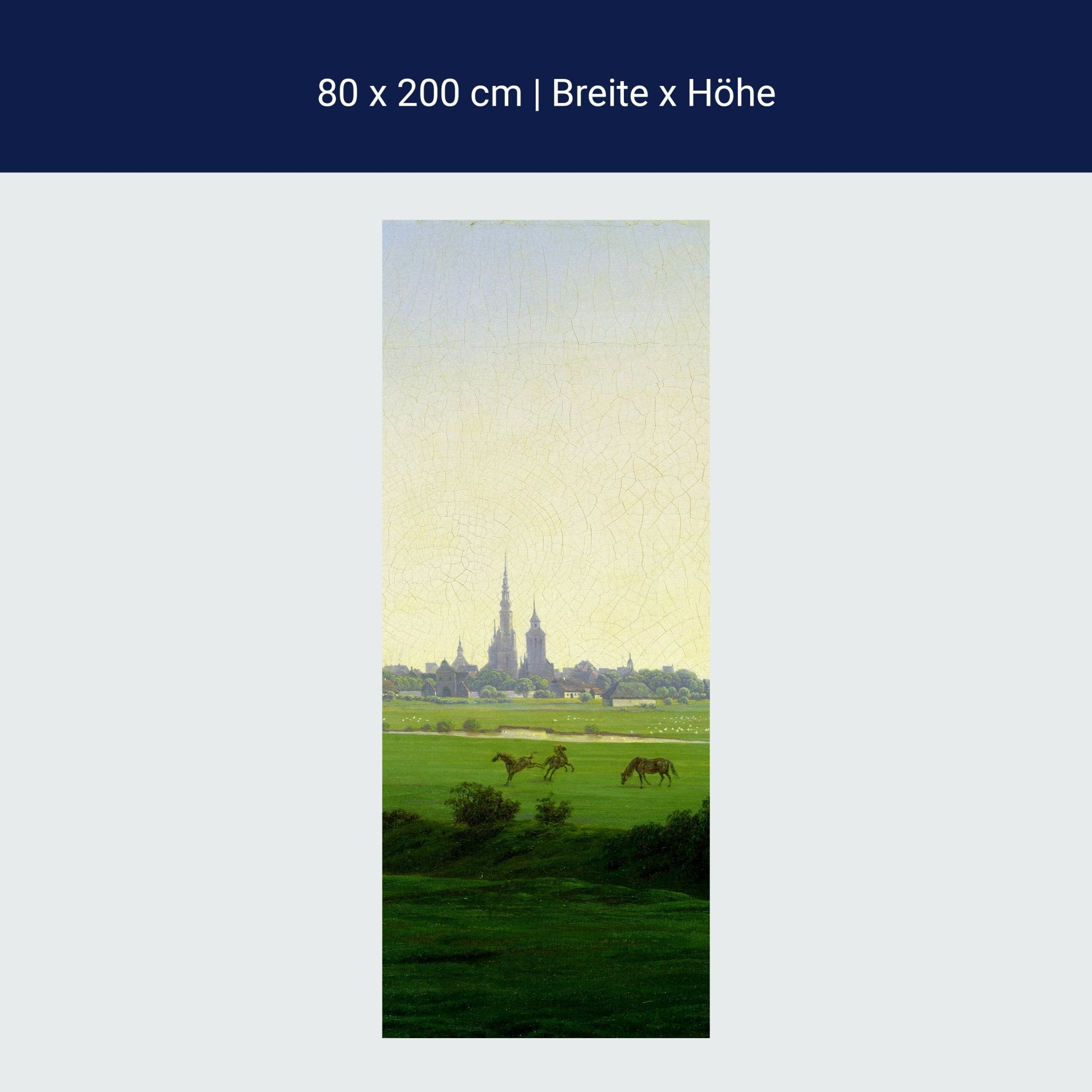 Türtapete Greifswalder Weiden Caspar David Friedrich M1544 Türtapete Greifswalder Weiden Caspar David Friedrich M1544