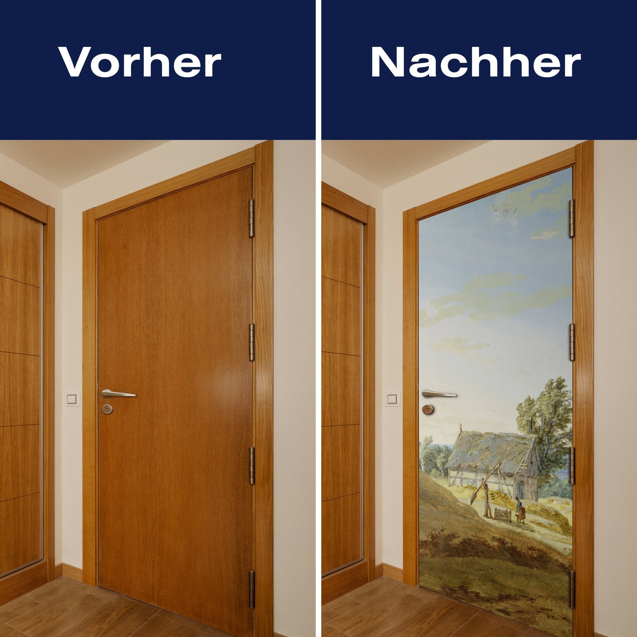 Türtapete Hütte mit Brunnen Caspar David Friedrich M1545 - Bild 10 Türtapete Hütte mit Brunnen Caspar David Friedrich M1545 - Bild 10