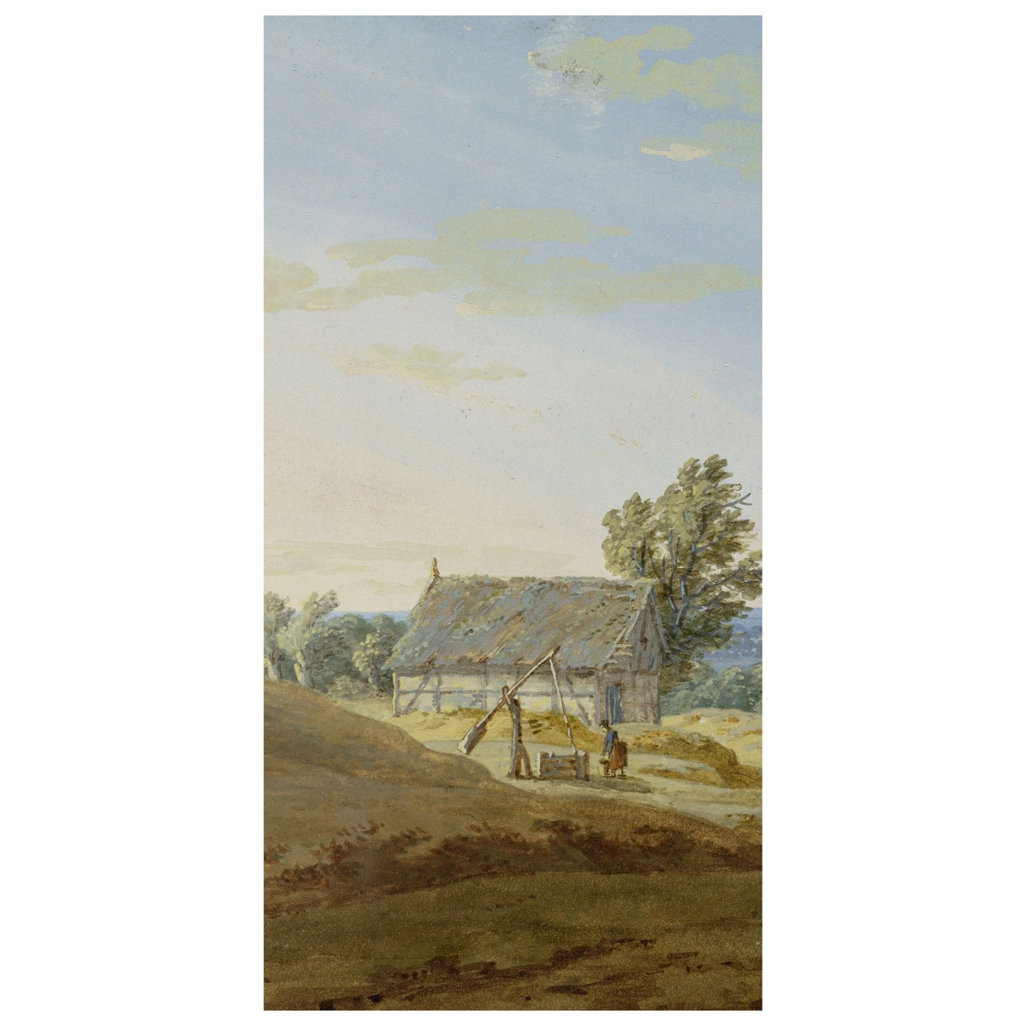 Türtapete Hütte mit Brunnen Caspar David Friedrich M1545 - Bild 2 Türtapete Hütte mit Brunnen Caspar David Friedrich M1545 - Bild 2