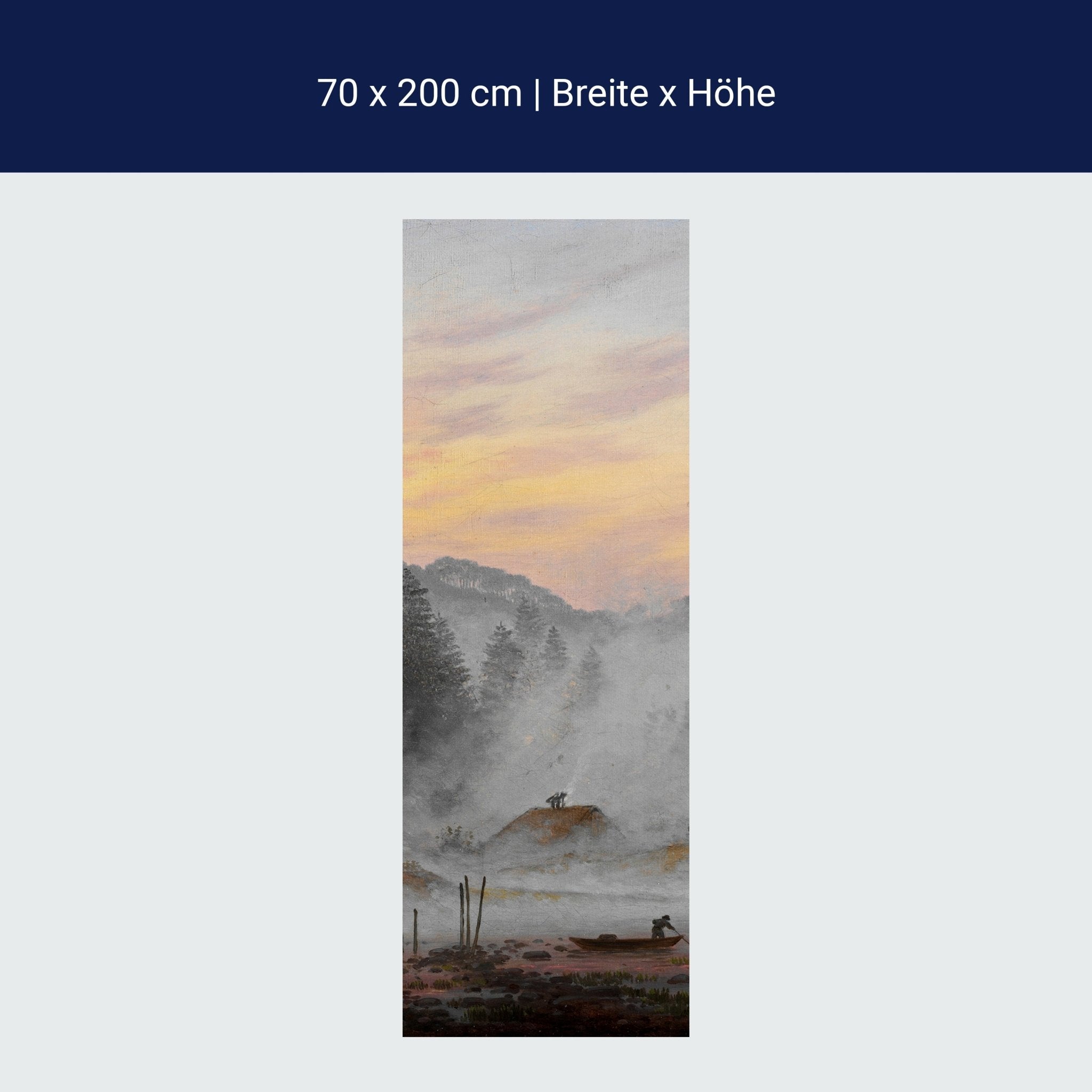 Türtapete Morgen Caspar David Friedrich M1549 Türtapete Morgen Caspar David Friedrich M1549