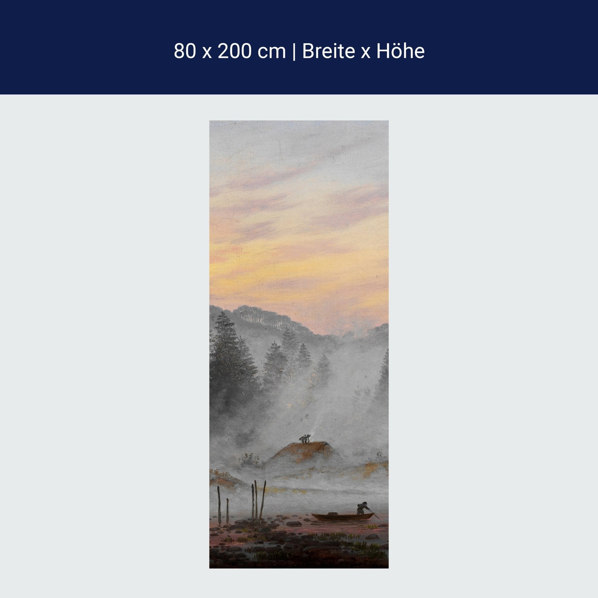 Türtapete Morgen Caspar David Friedrich M1549 Türtapete Morgen Caspar David Friedrich M1549