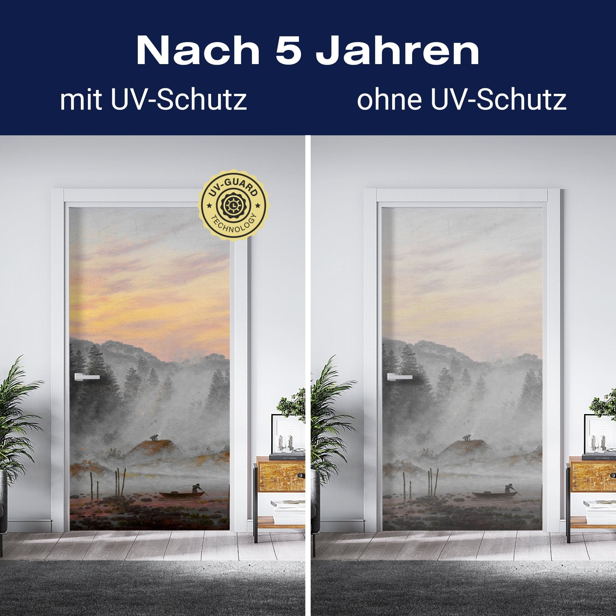 Türtapete Morgen Caspar David Friedrich M1549 - Bild 4 Türtapete Morgen Caspar David Friedrich M1549 - Bild 4
