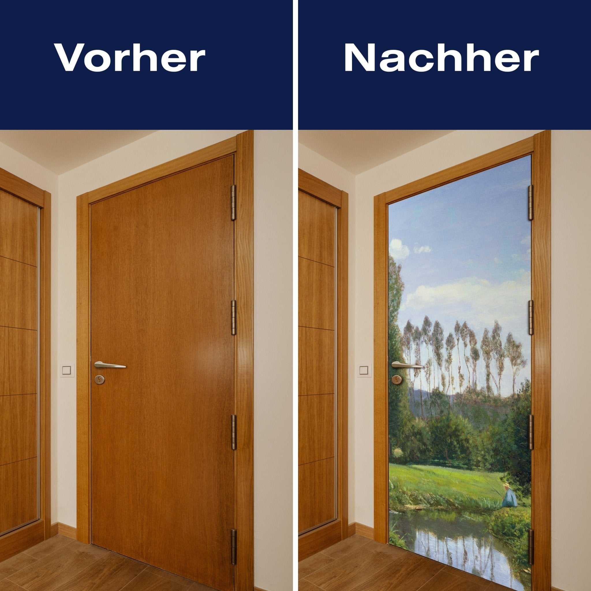 Türtapete View at Rouelles, Claude Monet M1550 - Bild 10 Türtapete View at Rouelles, Claude Monet M1550 - Bild 10