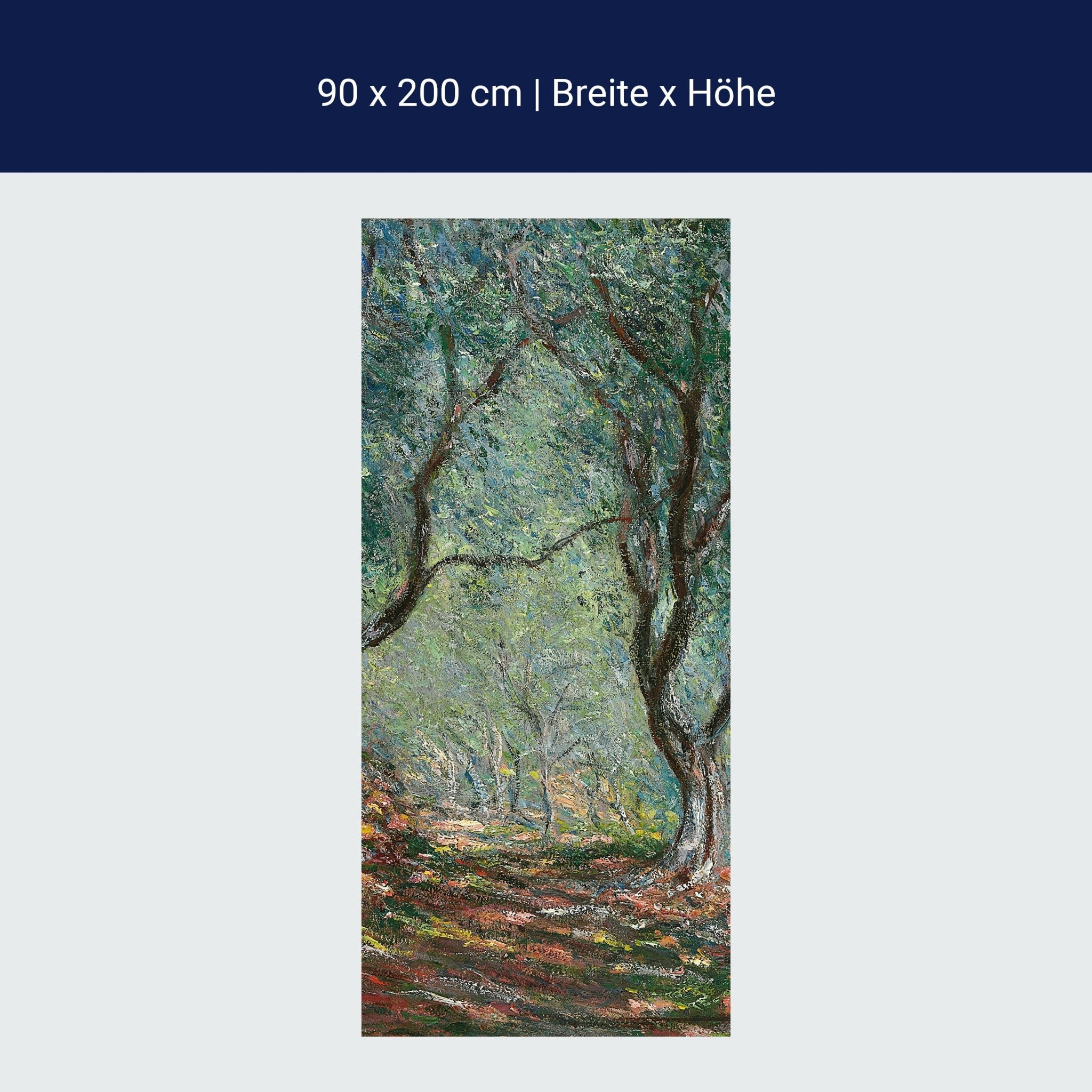 Türtapete Olive Trees in the Moreno Garden, Claude Monet M1553 Türtapete Olive Trees in the Moreno Garden, Claude Monet M1553
