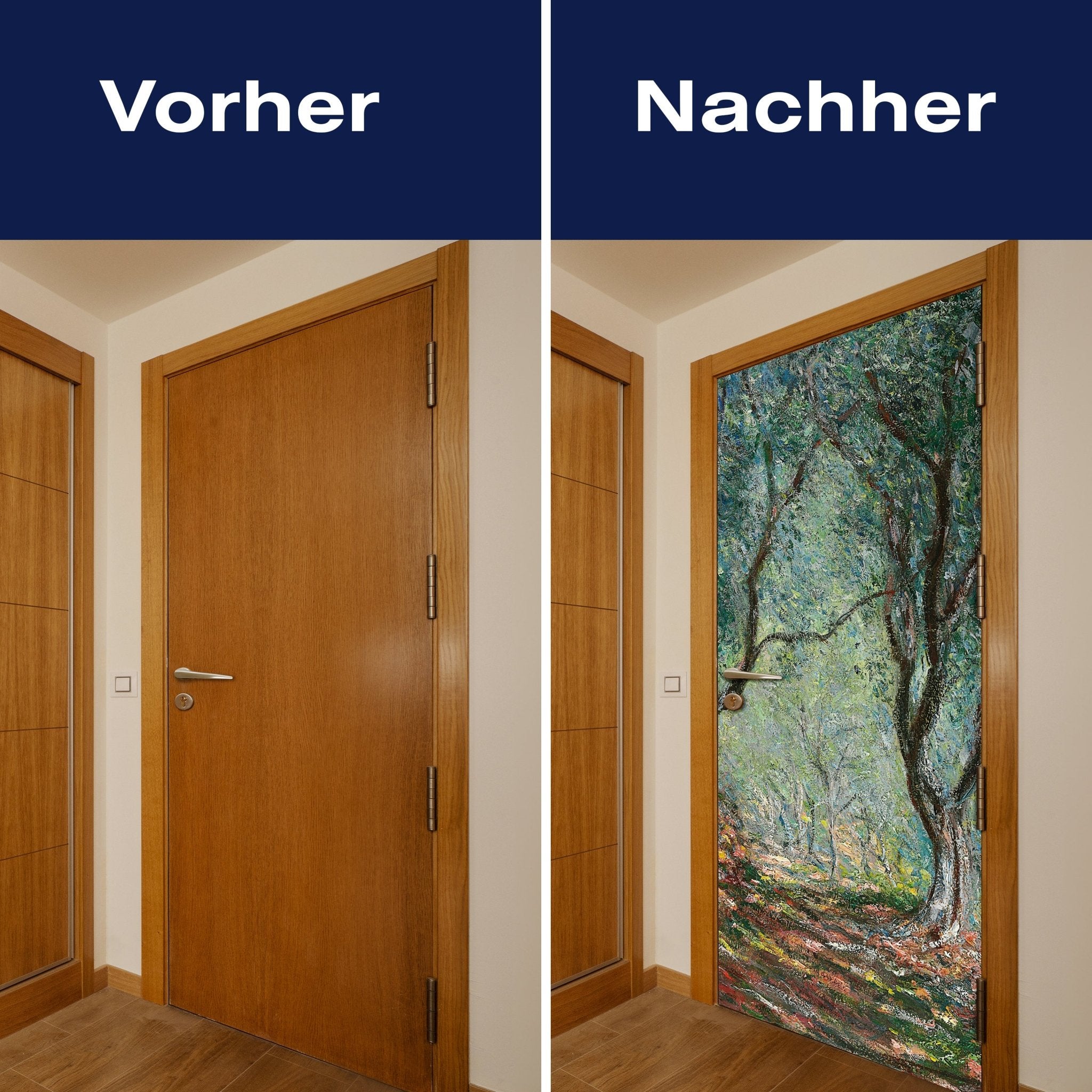 Türtapete Olive Trees in the Moreno Garden, Claude Monet M1553 - Bild 10 Türtapete Olive Trees in the Moreno Garden, Claude Monet M1553 - Bild 10