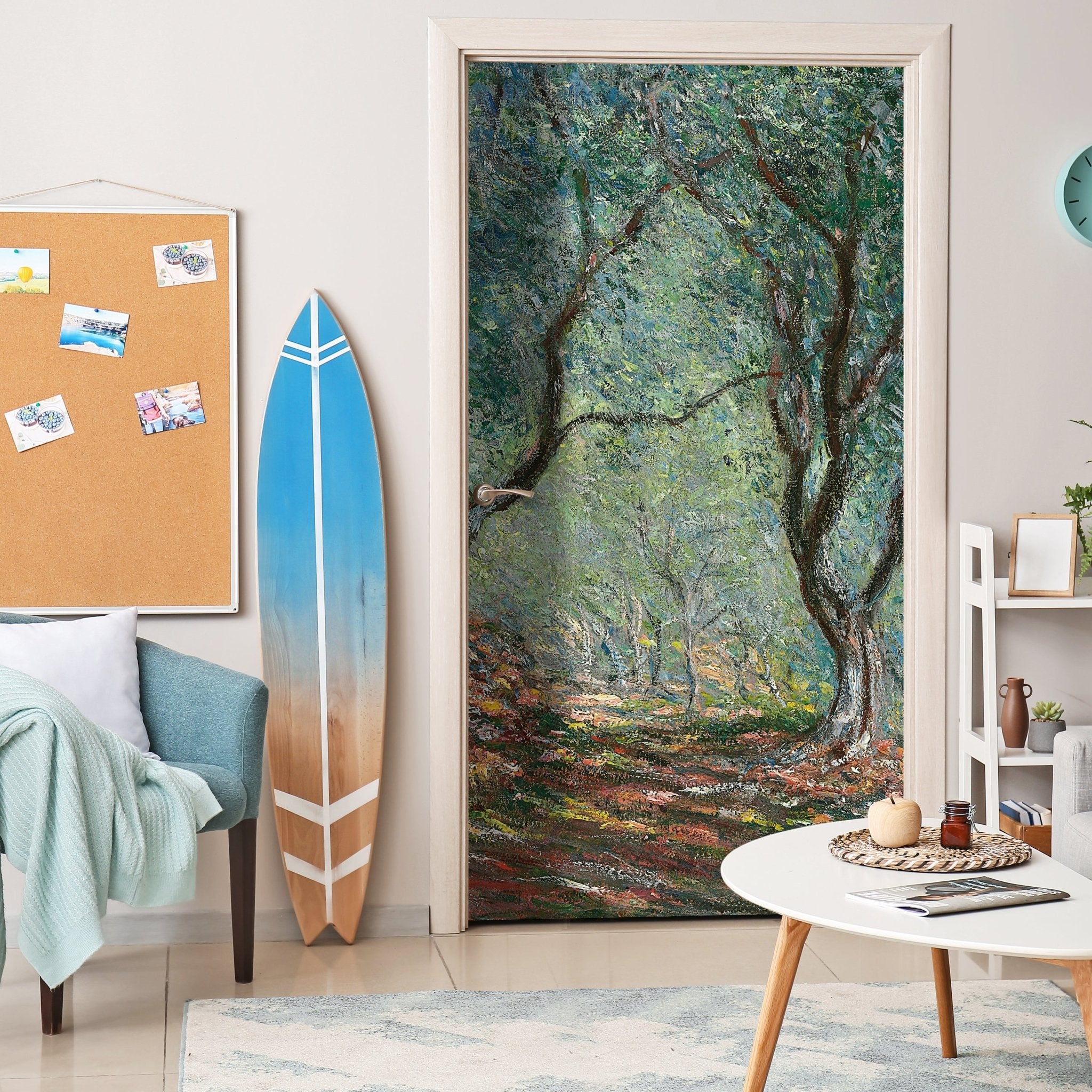 Türtapete Olive Trees in the Moreno Garden, Claude Monet M1553 - Bild 2 Türtapete Olive Trees in the Moreno Garden, Claude Monet M1553 - Bild 2