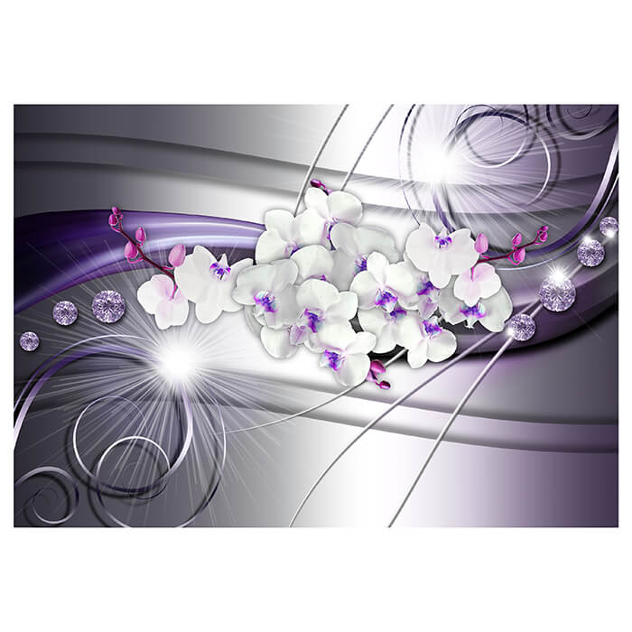 Fototapete Orchidee Diamanten Lila M1666 - Bild 2 Fototapete Orchidee Diamanten Lila M1666 - Bild 2