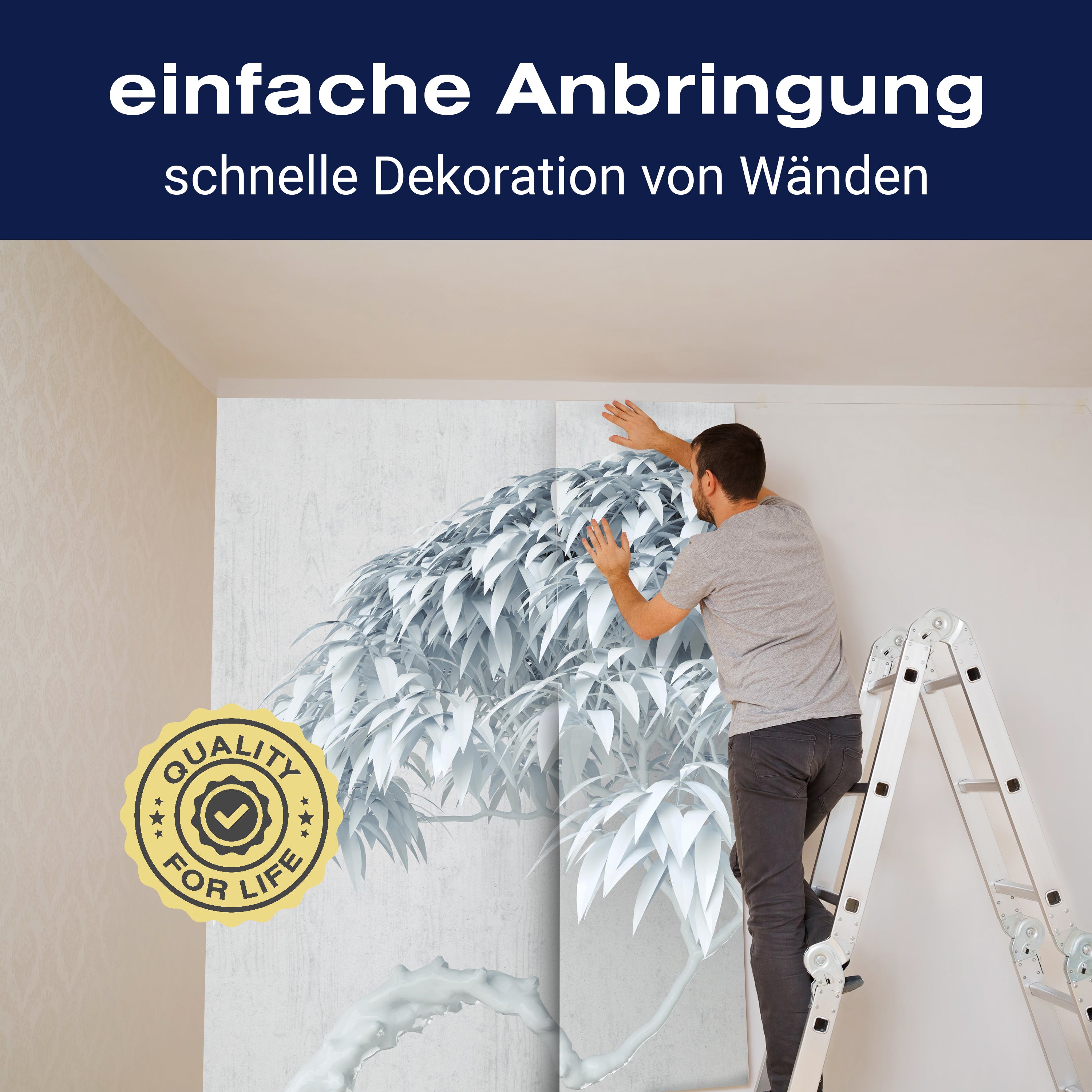 Fototapete Baum Blau M1804 - Bild 3 Fototapete Baum Blau M1804 - Bild 3