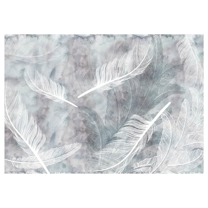 Fototapete Federn Aquarell Weiß M1809 - Bild 2 Fototapete Federn Aquarell Weiß M1809 - Bild 2