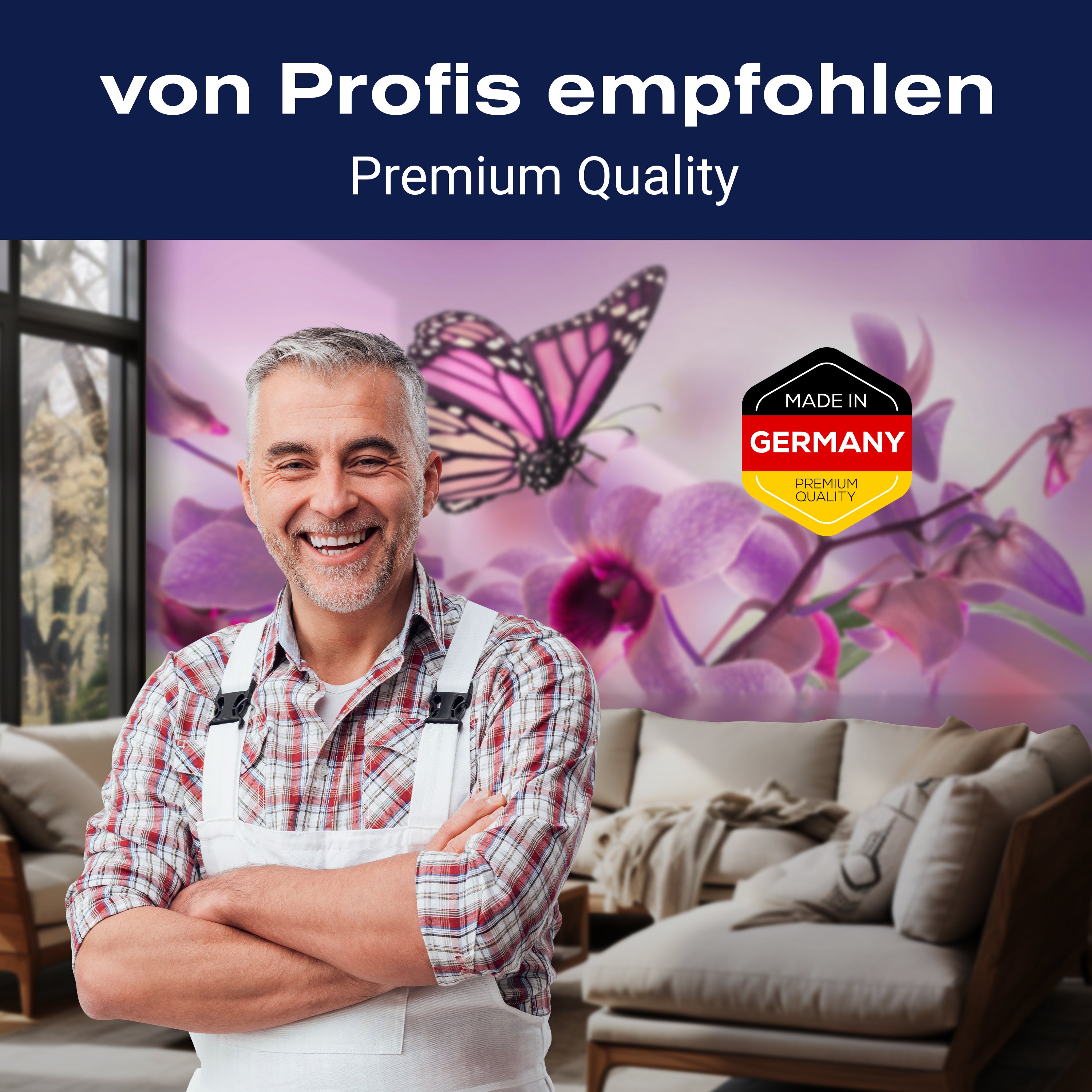 Fototapete Violett Schmetterling M1853 - Bild 5 Fototapete Violett Schmetterling M1853 - Bild 5