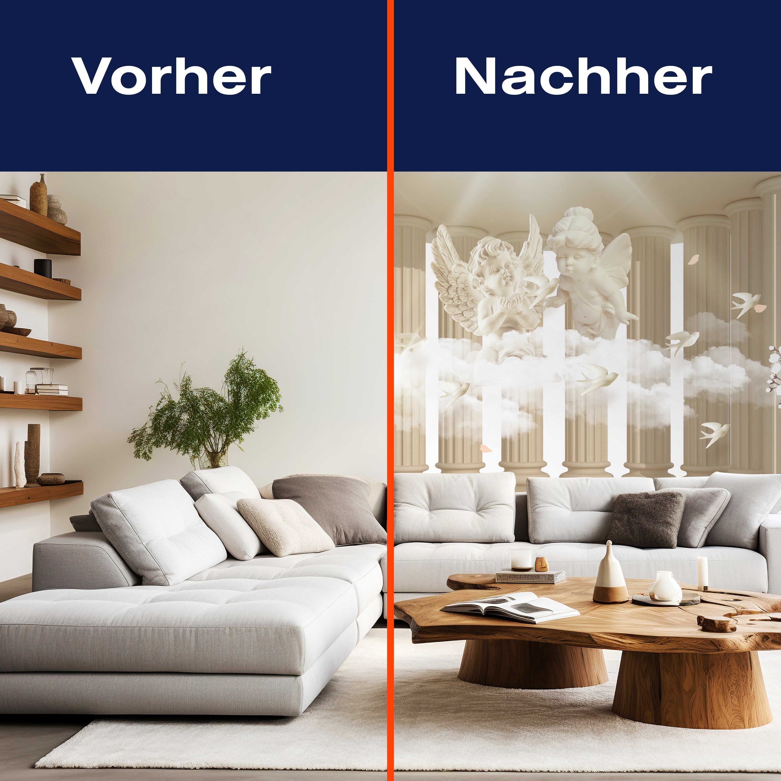 Fototapete Säulen Engel Sepia M1854 - Bild 9 Fototapete Säulen Engel Sepia M1854 - Bild 9