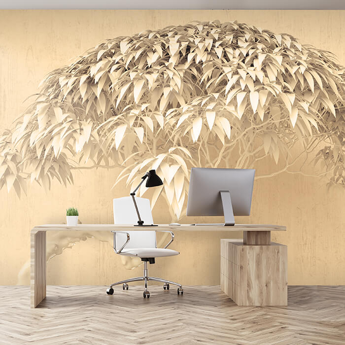 Fototapete Baum Beige 3D M1910 - Bild 1 Fototapete Baum Beige 3D M1910 - Bild 1