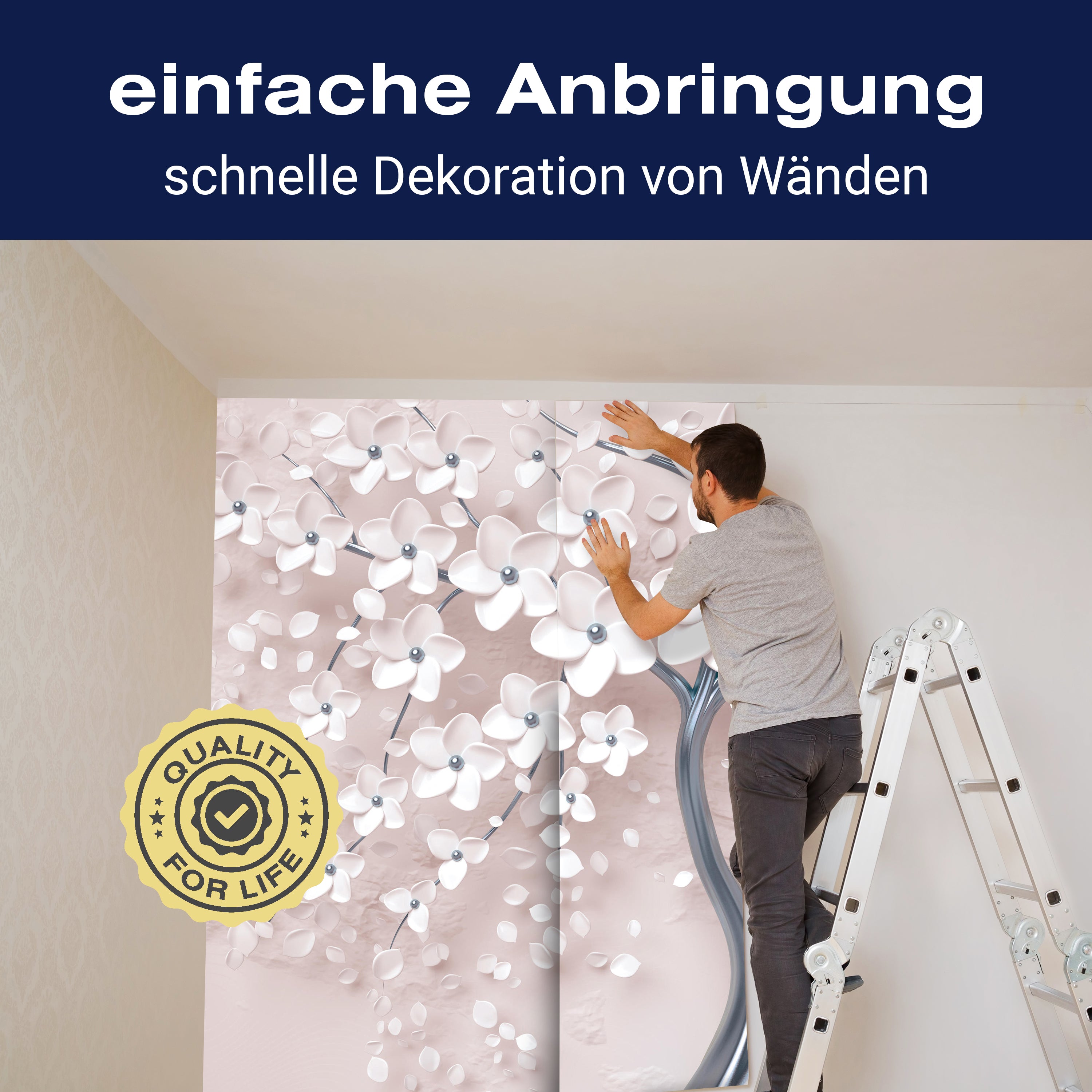 Fototapete Baum Weiß 2 M1914 - Bild 3 Fototapete Baum Weiß 2 M1914 - Bild 3