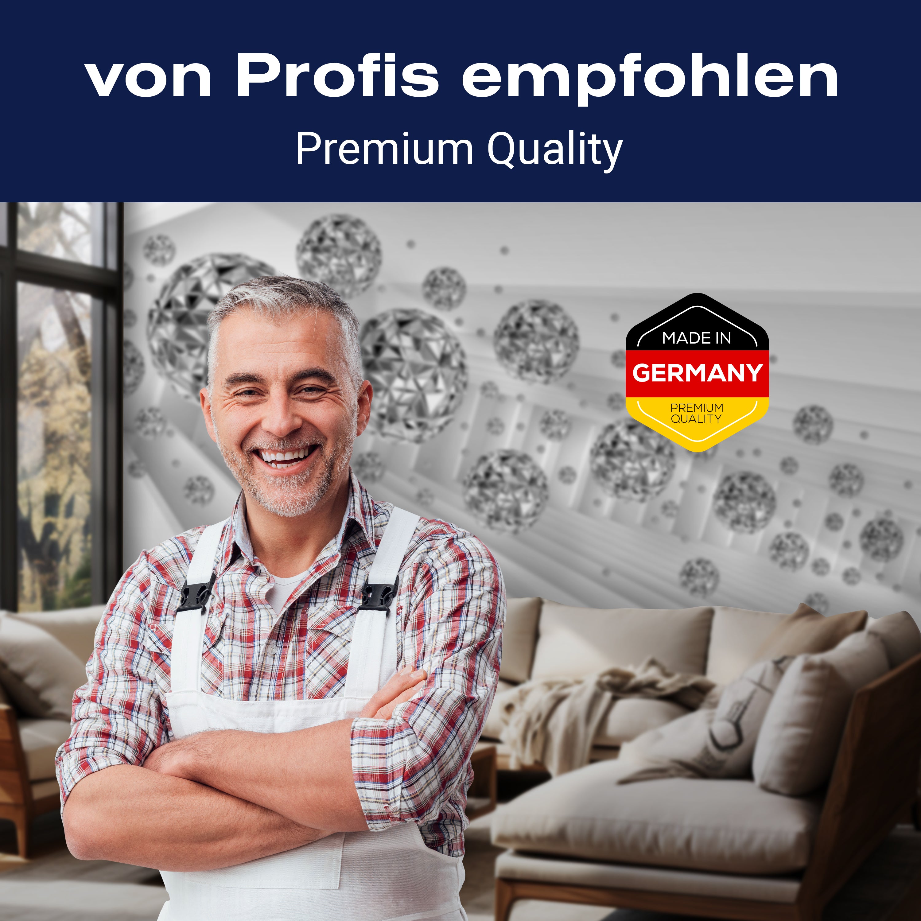 Fototapete Graue Kugeln 3D M1996 - Bild 5 Fototapete Graue Kugeln 3D M1996 - Bild 5