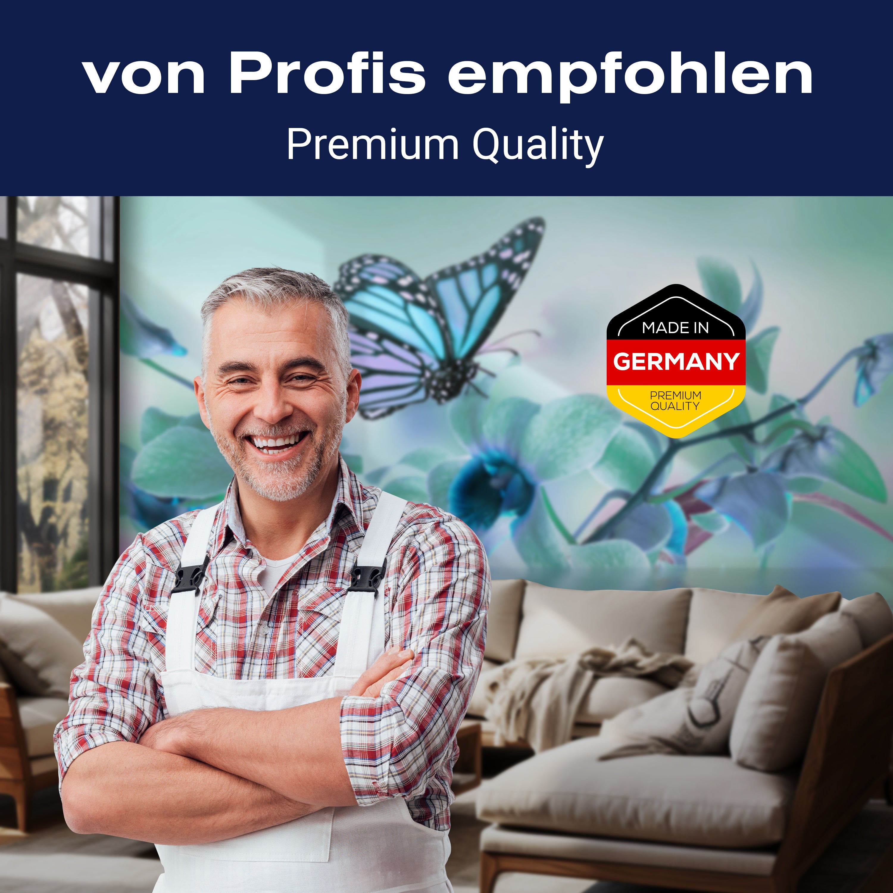 Fototapete Türkis Orchidee M3741 - Bild 5 Fototapete Türkis Orchidee M3741 - Bild 5