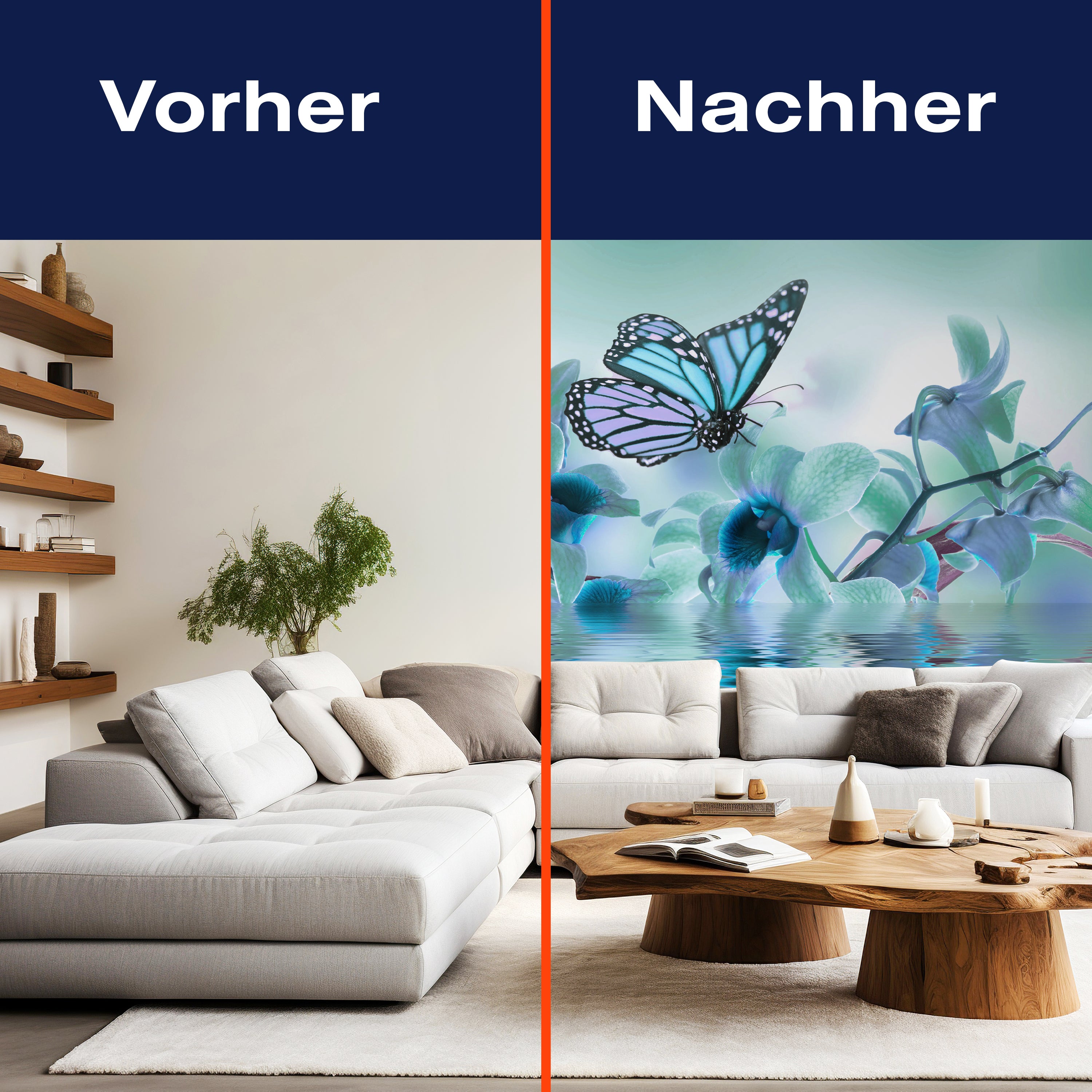 Fototapete Türkis Orchidee M3741 - Bild 9 Fototapete Türkis Orchidee M3741 - Bild 9