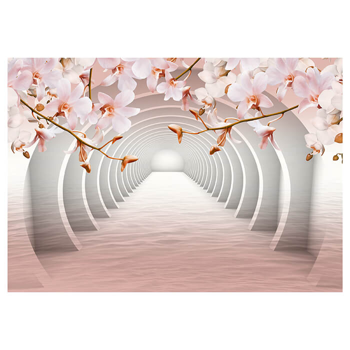Fototapete Tunnel Rosa Blumen M3935 - Bild 2 Fototapete Tunnel Rosa Blumen M3935 - Bild 2