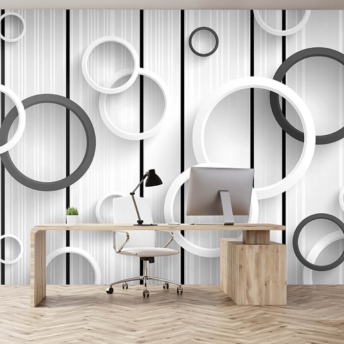 Fototapete Grau 3D weiß M4199 - Bild 1 Fototapete Grau 3D weiß M4199 - Bild 1