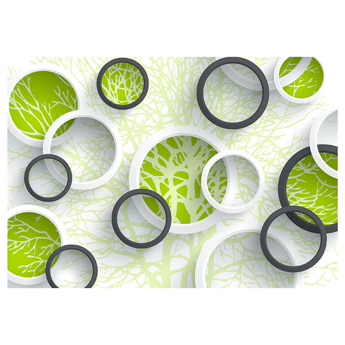 Fototapete Baum äste 3D Abstrakt Fenster Kreise M4589 - Bild 2 Fototapete Baum äste 3D Abstrakt Fenster Kreise M4589 - Bild 2