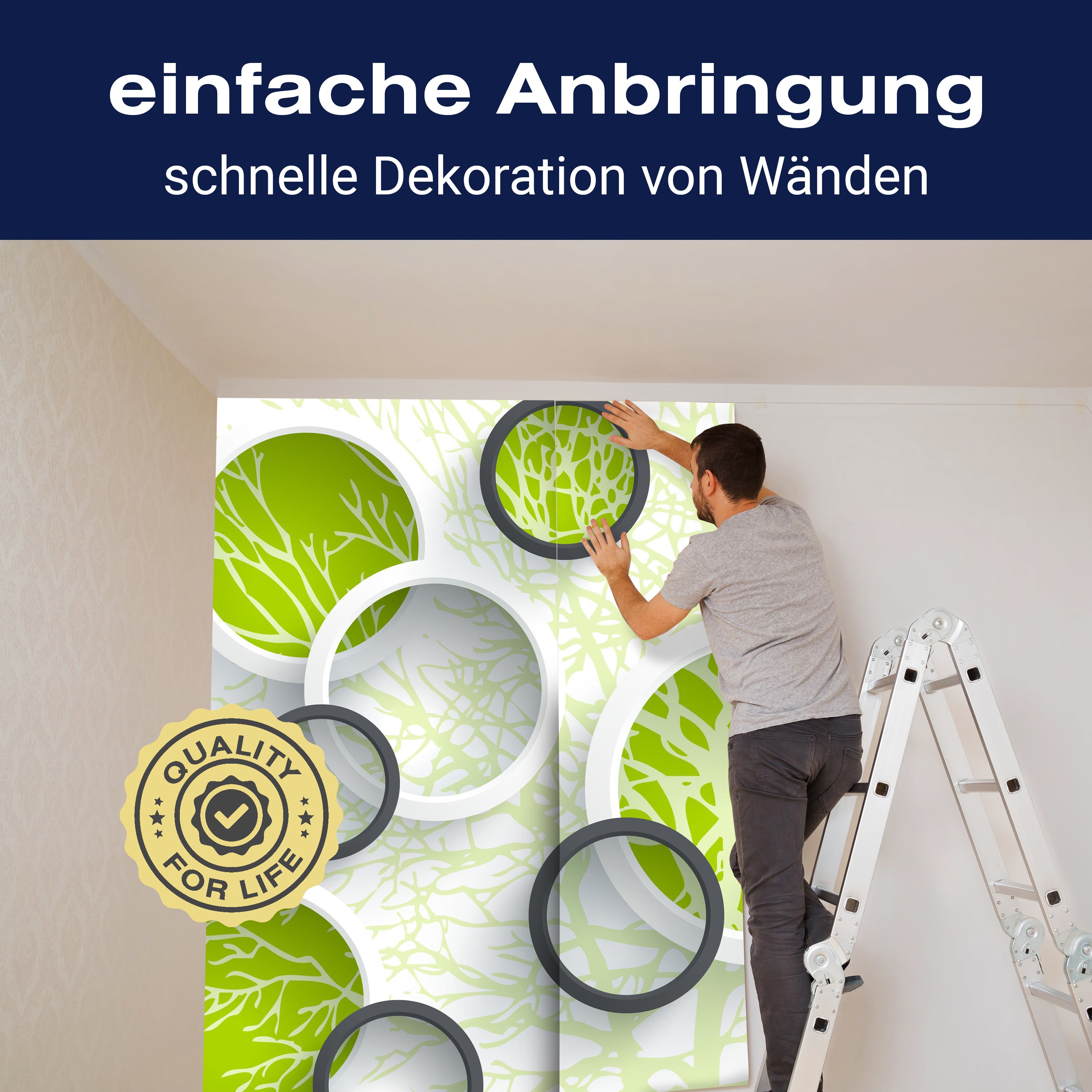 Fototapete Baum äste 3D Abstrakt Fenster Kreise M4589 - Bild 3 Fototapete Baum äste 3D Abstrakt Fenster Kreise M4589 - Bild 3