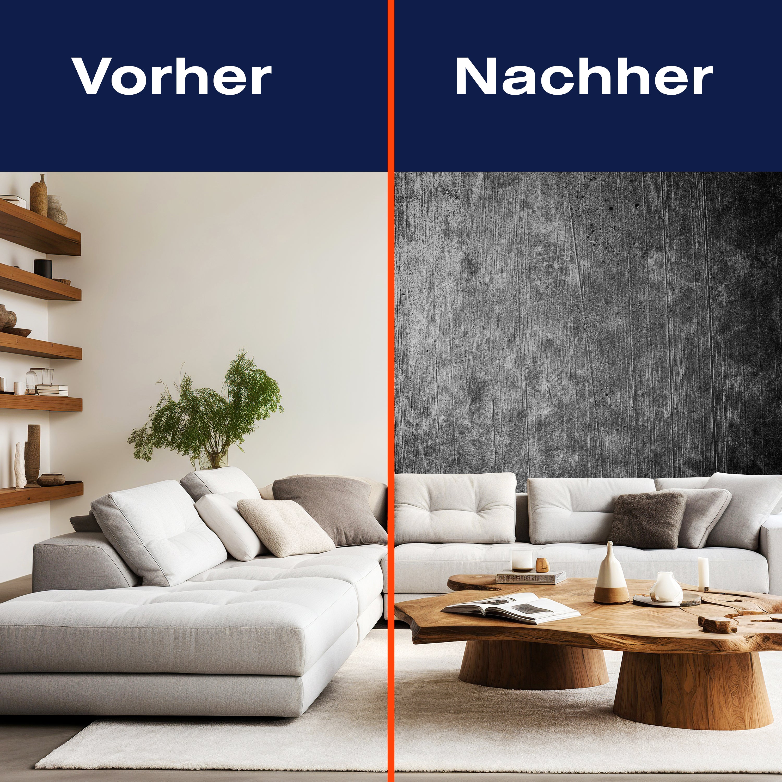 Fototapete Betonmauer Wand Schwarz M4875 - Bild 9 Fototapete Betonmauer Wand Schwarz M4875 - Bild 9