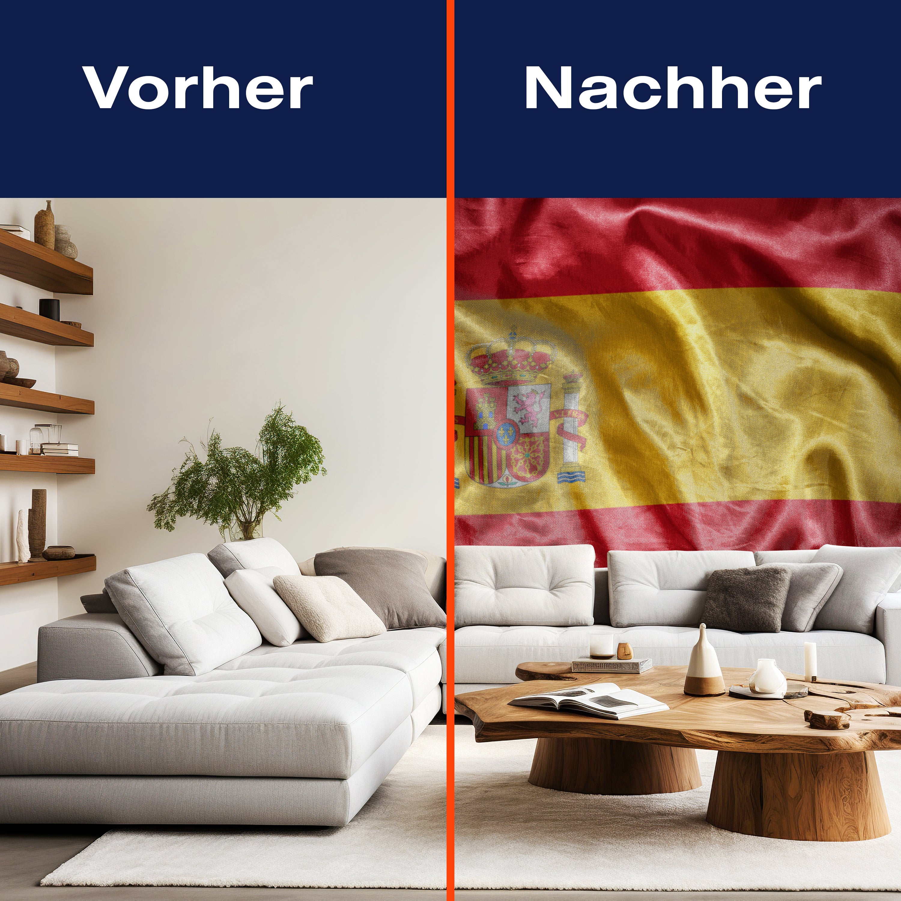 Fototapete Wehende spanische Flagge M4909 - Bild 9 Fototapete Wehende spanische Flagge M4909 - Bild 9