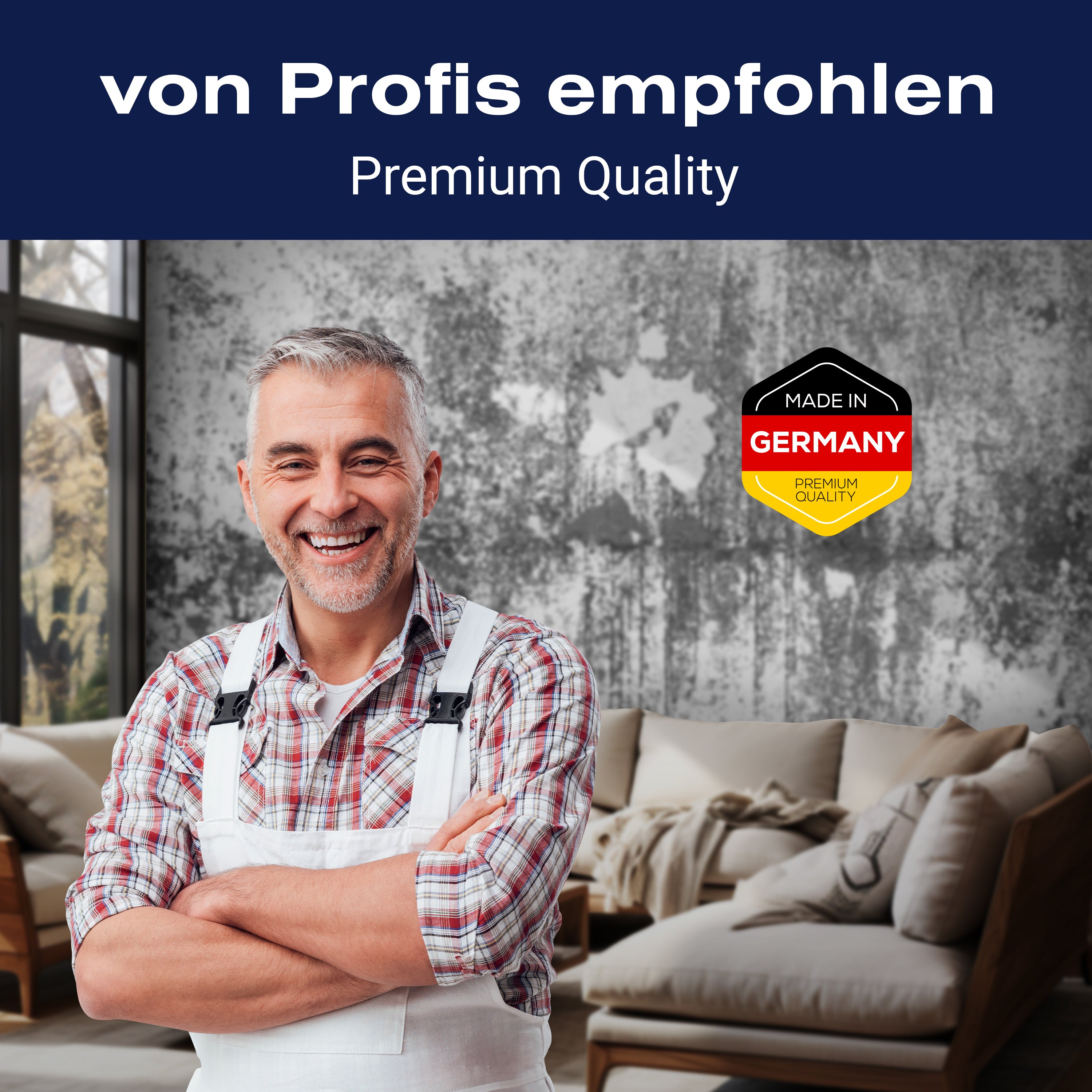 Fototapete Mauer Beton Grau Grunge M4911 - Bild 5 Fototapete Mauer Beton Grau Grunge M4911 - Bild 5