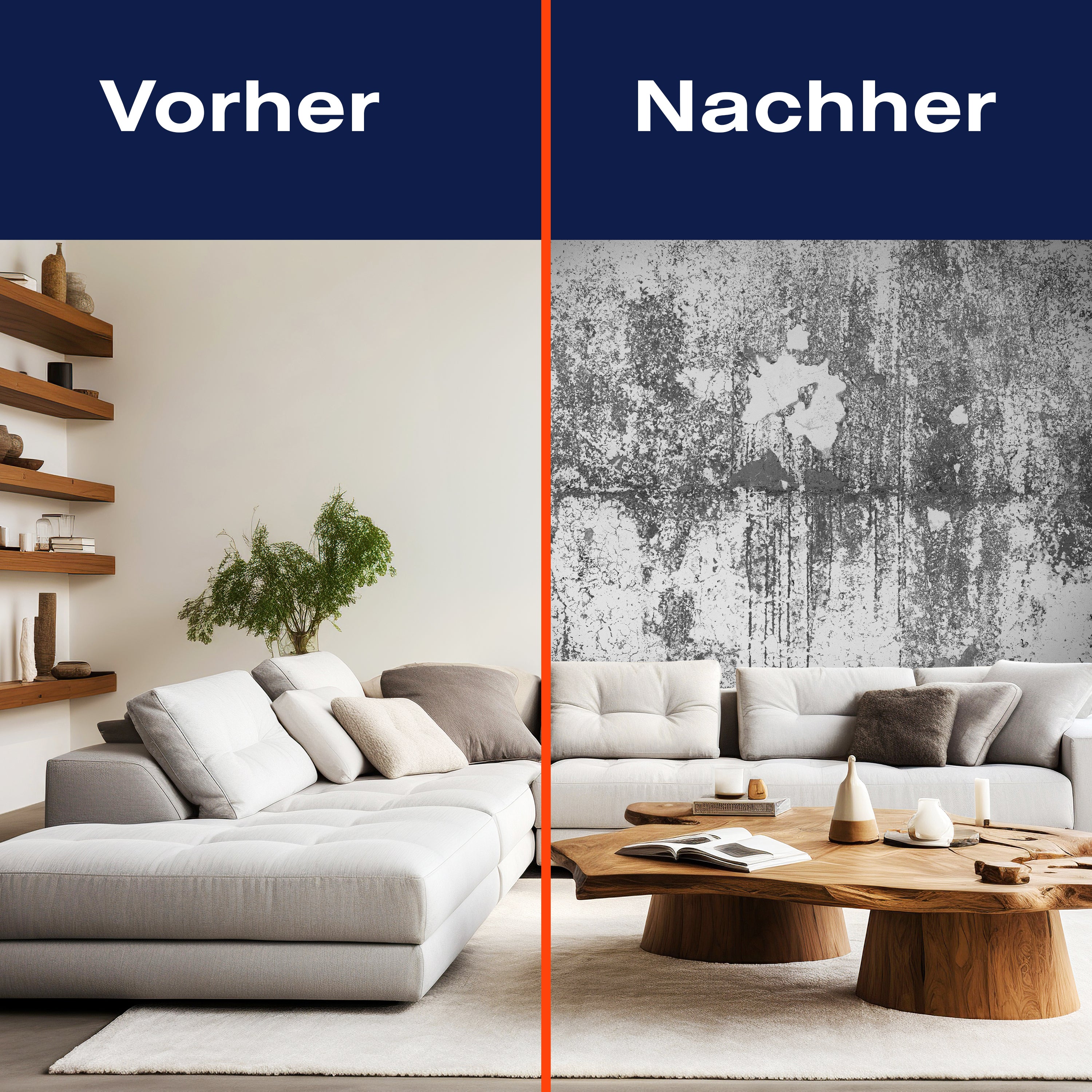 Fototapete Mauer Beton Grau Grunge M4911 - Bild 9 Fototapete Mauer Beton Grau Grunge M4911 - Bild 9