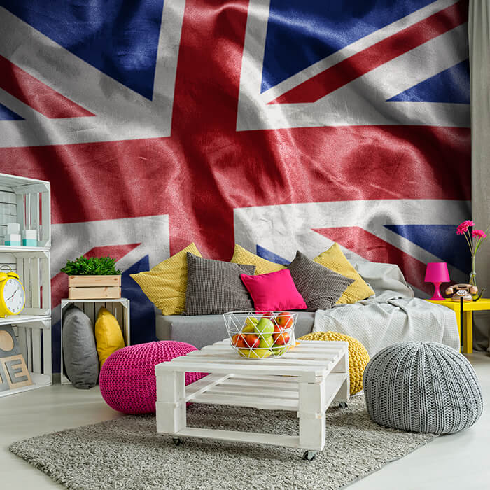 Fototapete Wehende Britische Flagge M4914 - Bild 1 Fototapete Wehende Britische Flagge M4914 - Bild 1