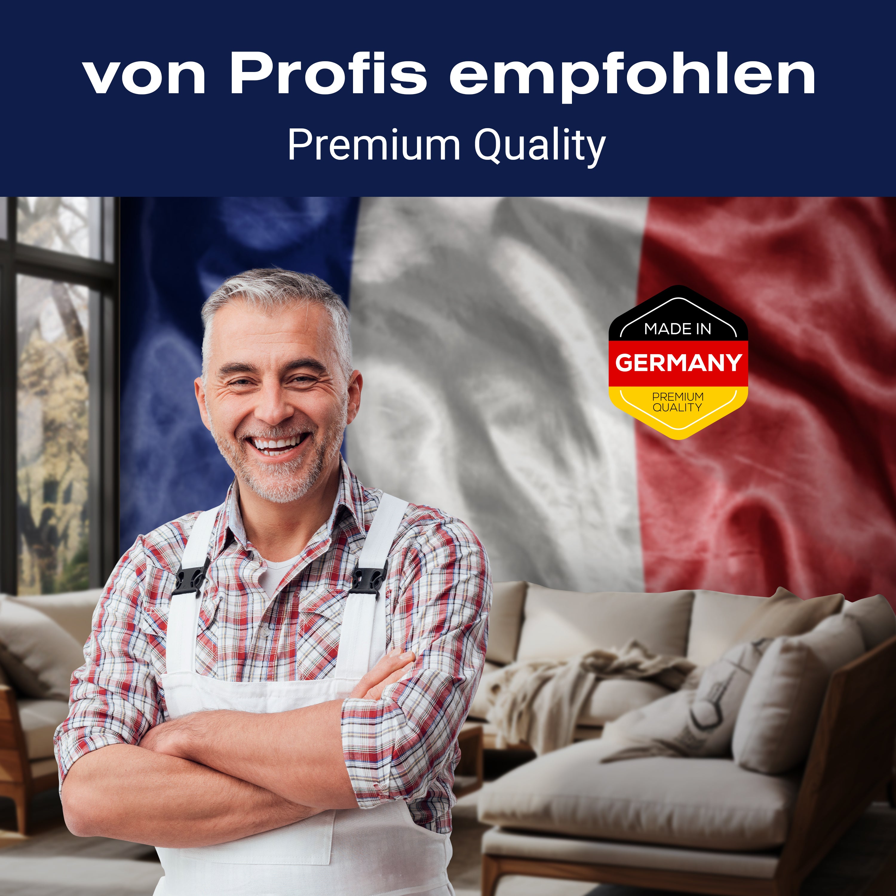 Fototapete Wehende Französische Flagge M4915 - Bild 5 Fototapete Wehende Französische Flagge M4915 - Bild 5