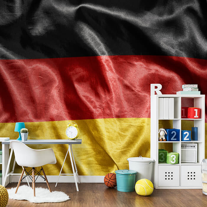 Fototapete Wehende Deutsche Flagge M4916 - Bild 1 Fototapete Wehende Deutsche Flagge M4916 - Bild 1