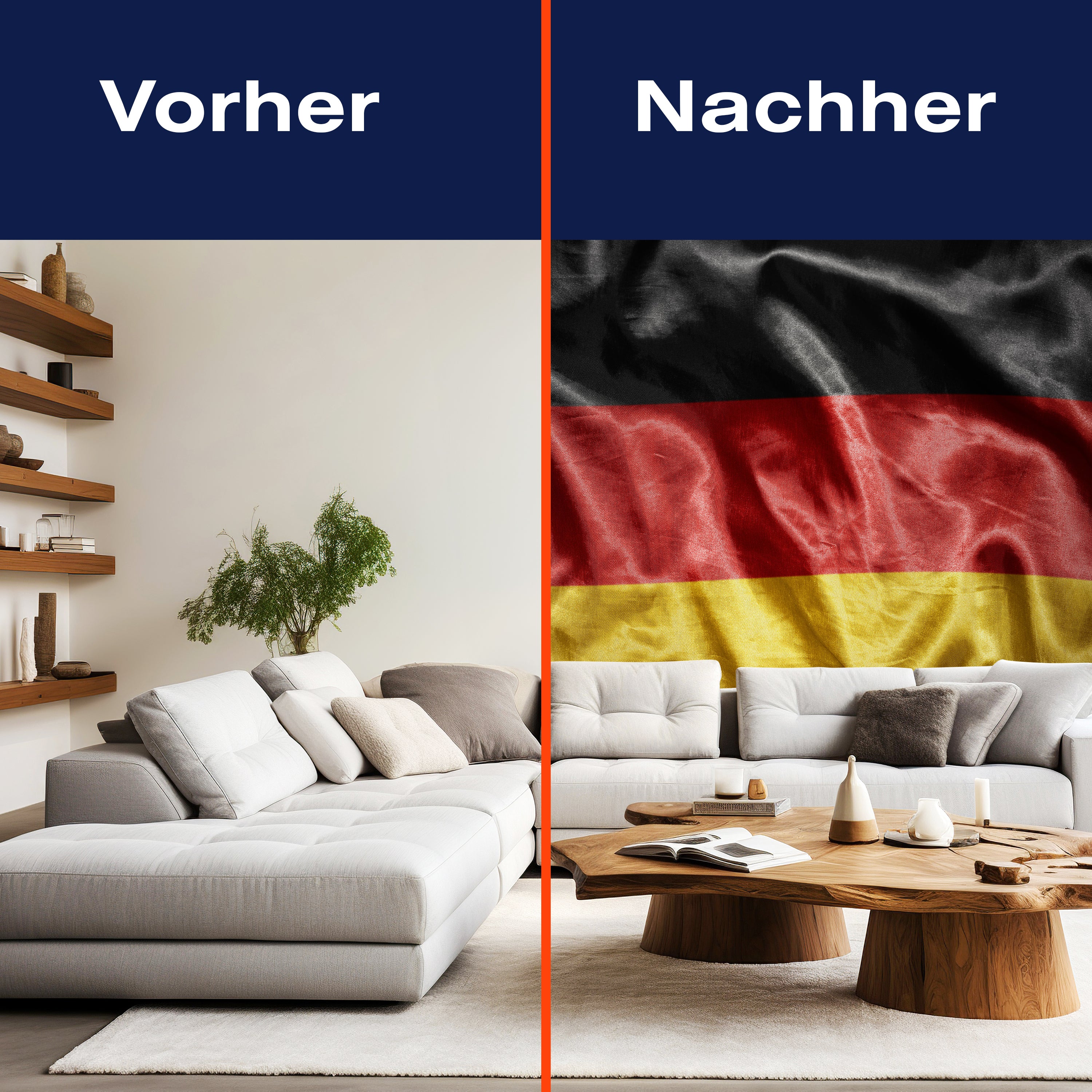 Fototapete Wehende Deutsche Flagge M4916 - Bild 9 Fototapete Wehende Deutsche Flagge M4916 - Bild 9