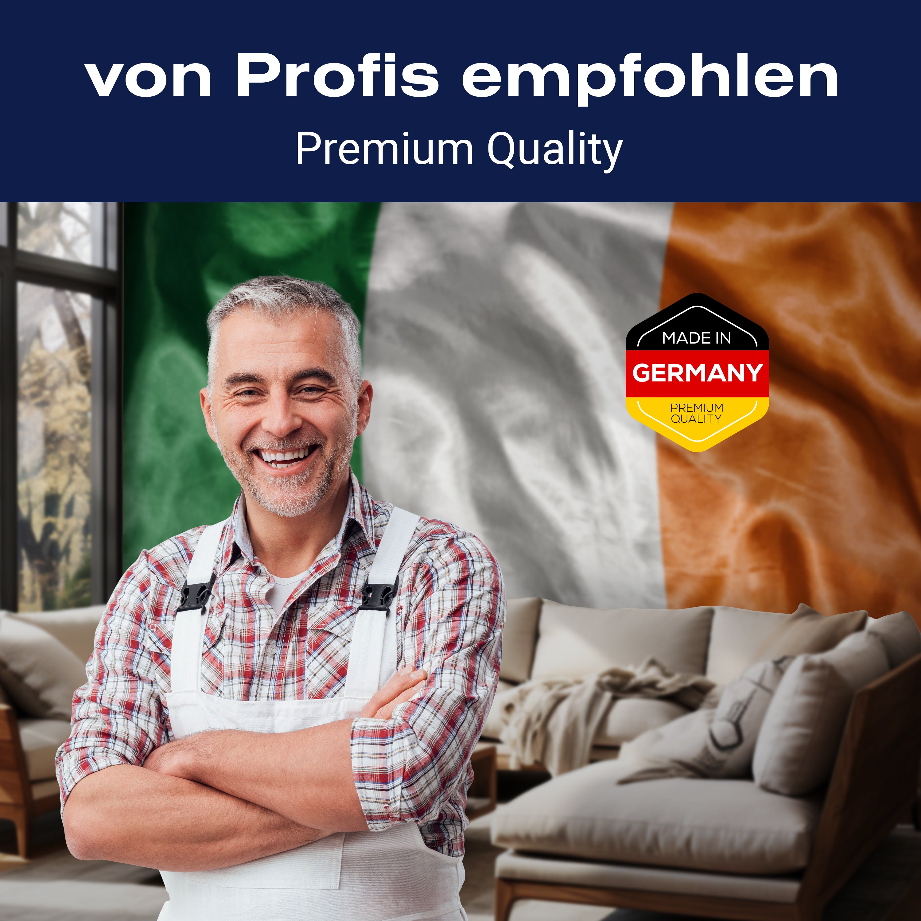 Fototapete Wehende Irische Flagge M4919 - Bild 5 Fototapete Wehende Irische Flagge M4919 - Bild 5