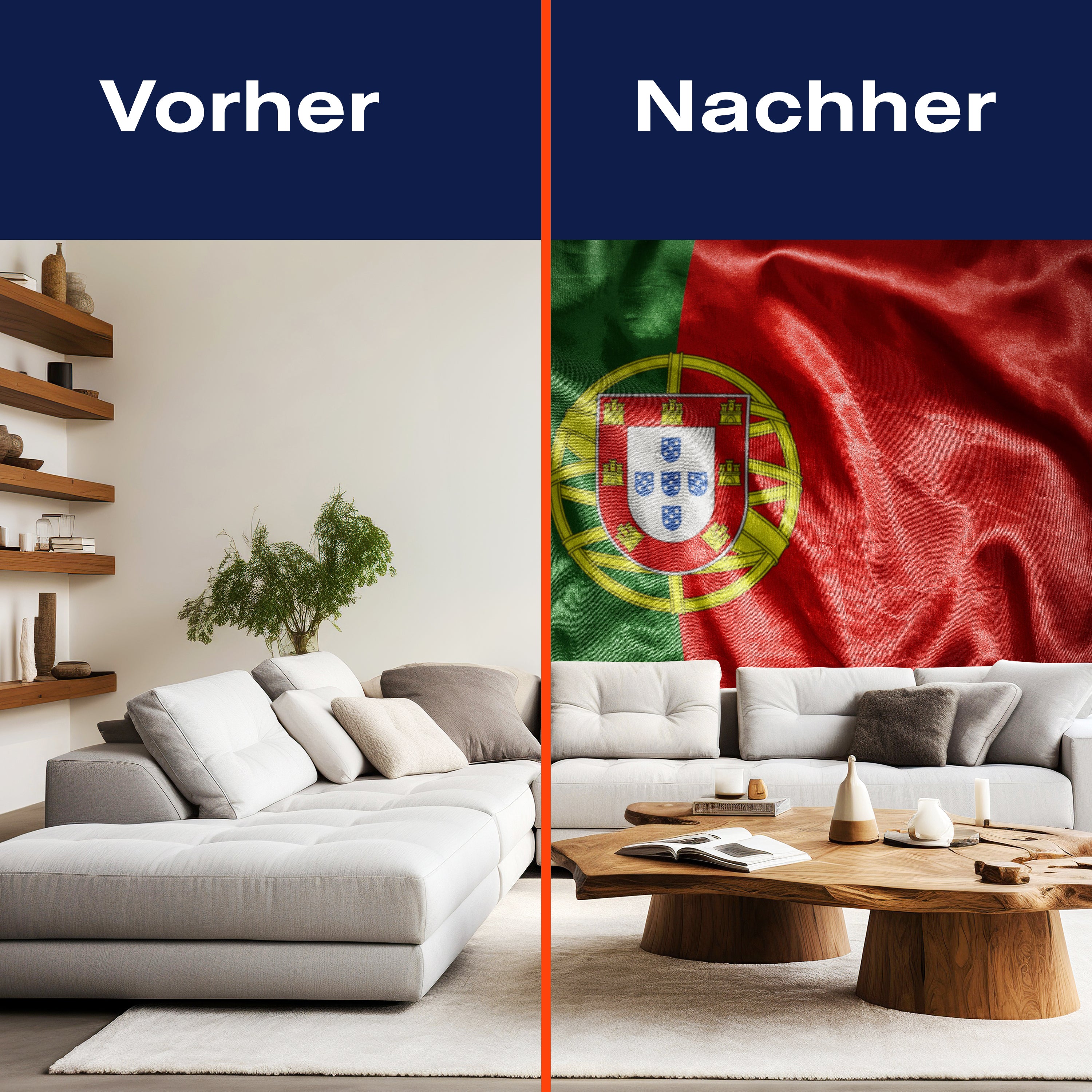 Fototapete Wehende Portugiesische Flagge M4921 - Bild 9 Fototapete Wehende Portugiesische Flagge M4921 - Bild 9