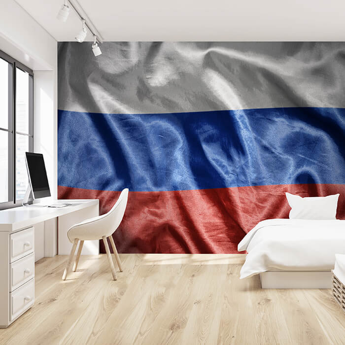 Fototapete Wehende Russische Flagge M4922 - Bild 1 Fototapete Wehende Russische Flagge M4922 - Bild 1