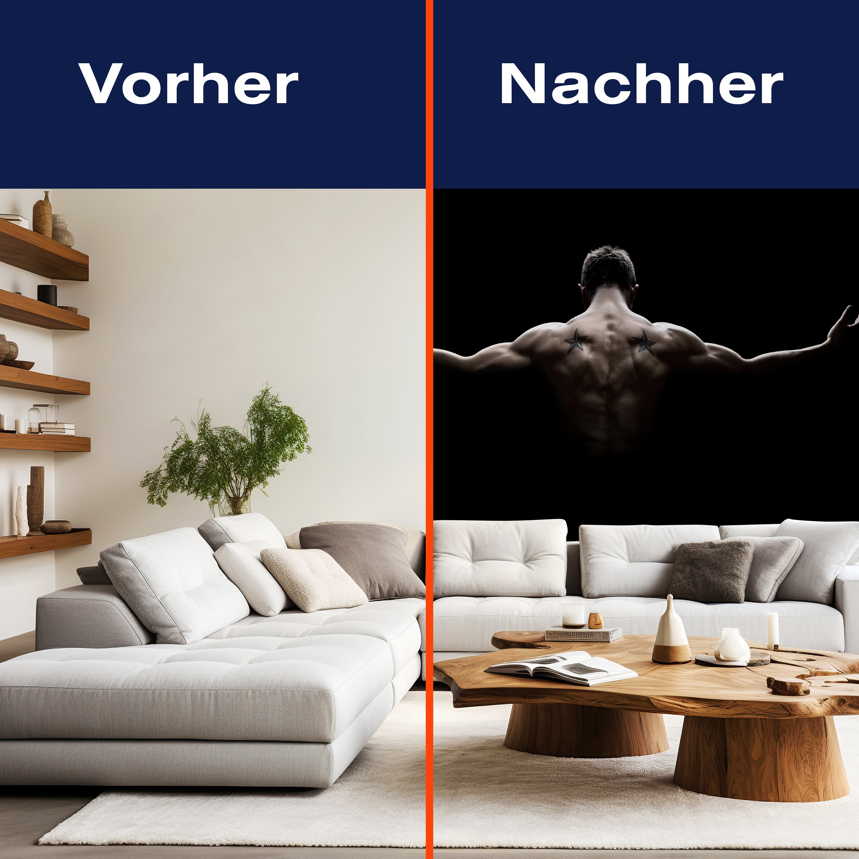 Fototapete Fitness muskulöser Mann Schwarz M5688 - Bild 9 Fototapete Fitness muskulöser Mann Schwarz M5688 - Bild 9