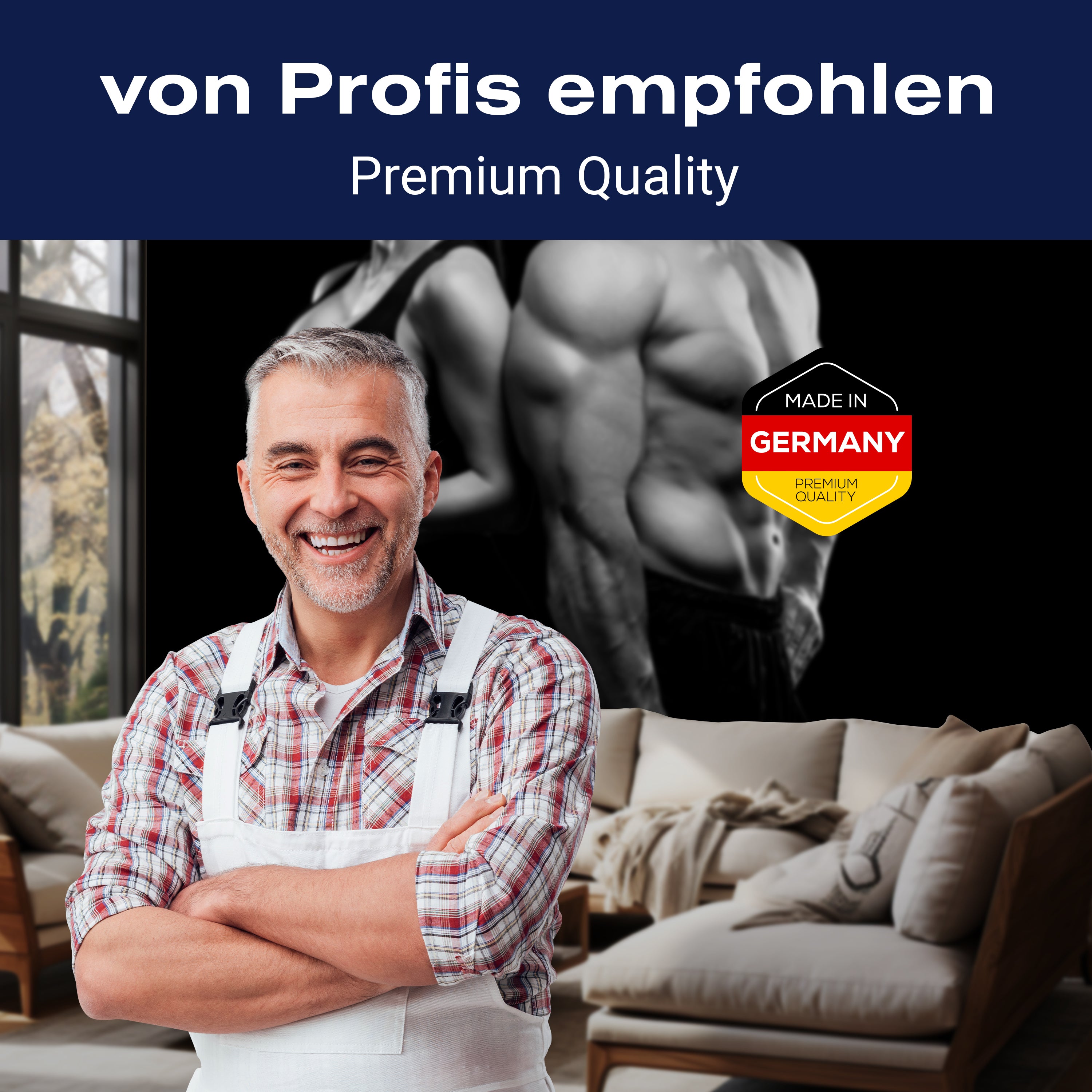 Fototapete Fitness muskulös Schwarz und Weiss M5714 - Bild 5 Fototapete Fitness muskulös Schwarz und Weiss M5714 - Bild 5