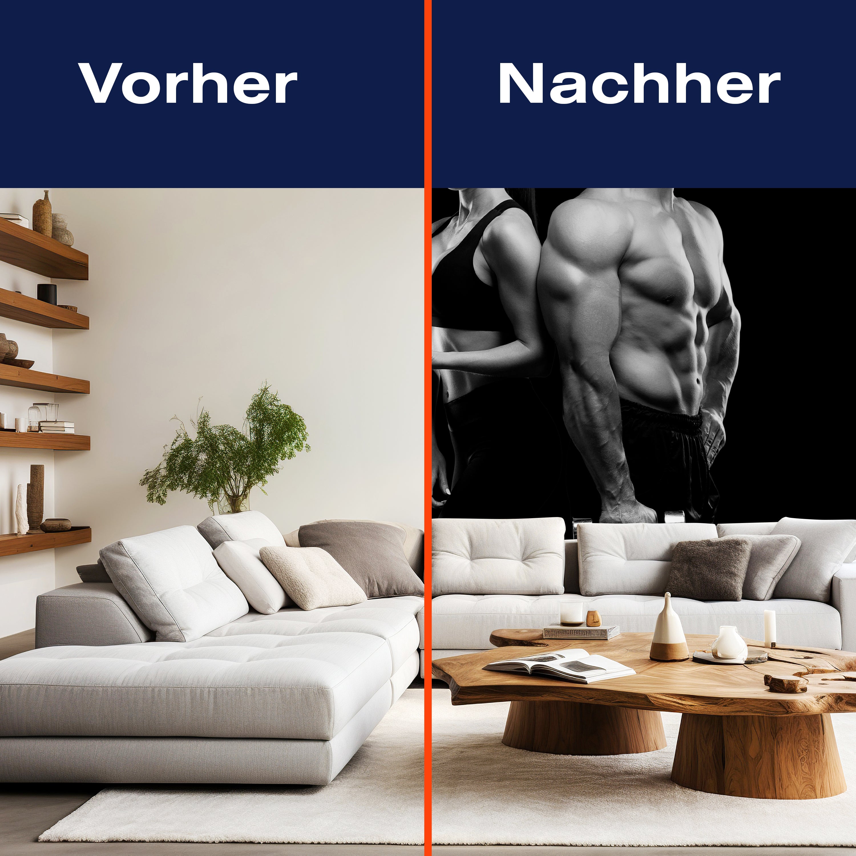 Fototapete Fitness muskulös Schwarz und Weiss M5714 - Bild 9 Fototapete Fitness muskulös Schwarz und Weiss M5714 - Bild 9