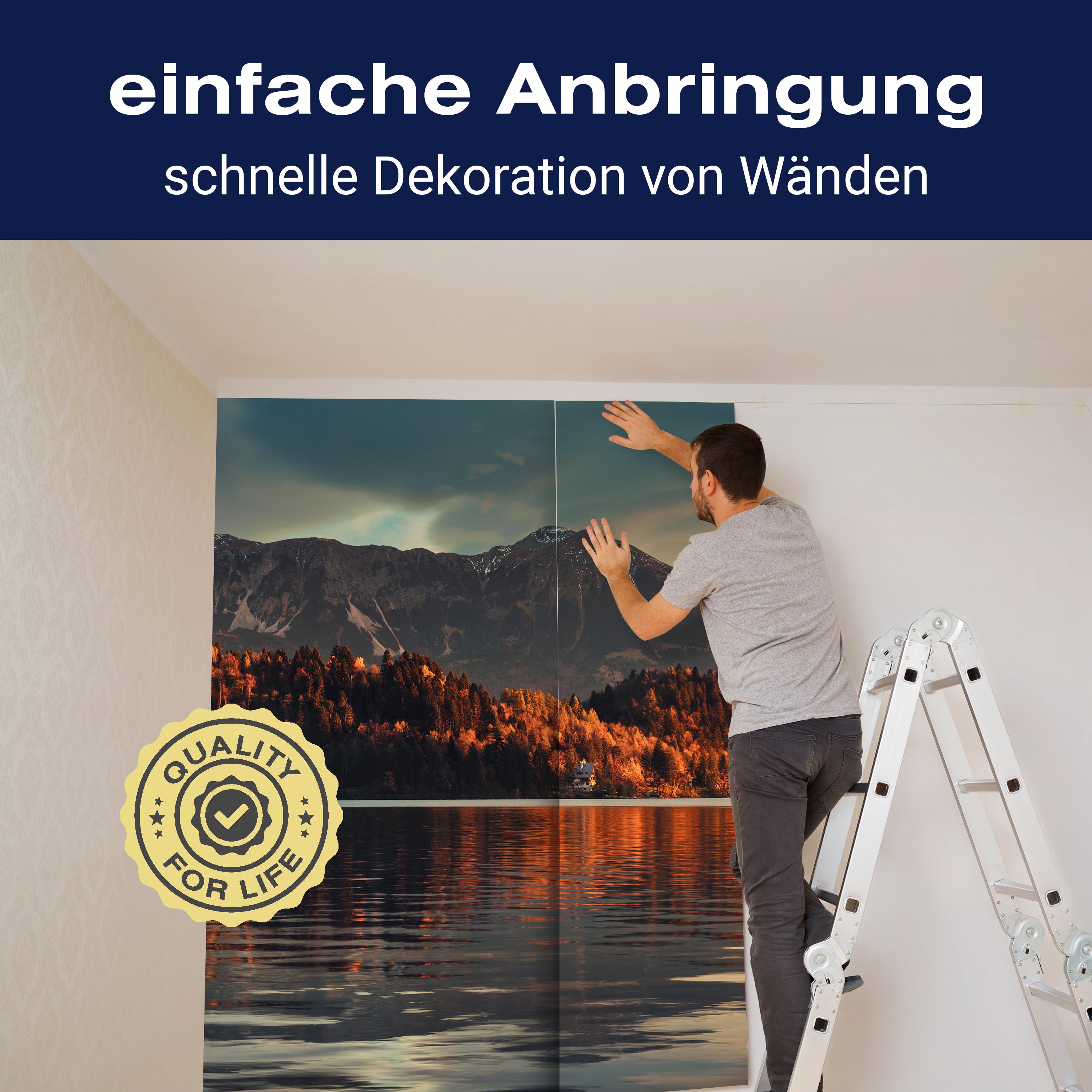 Fototapete Berge mit See in Slowenien M5728 - Bild 3 Fototapete Berge mit See in Slowenien M5728 - Bild 3